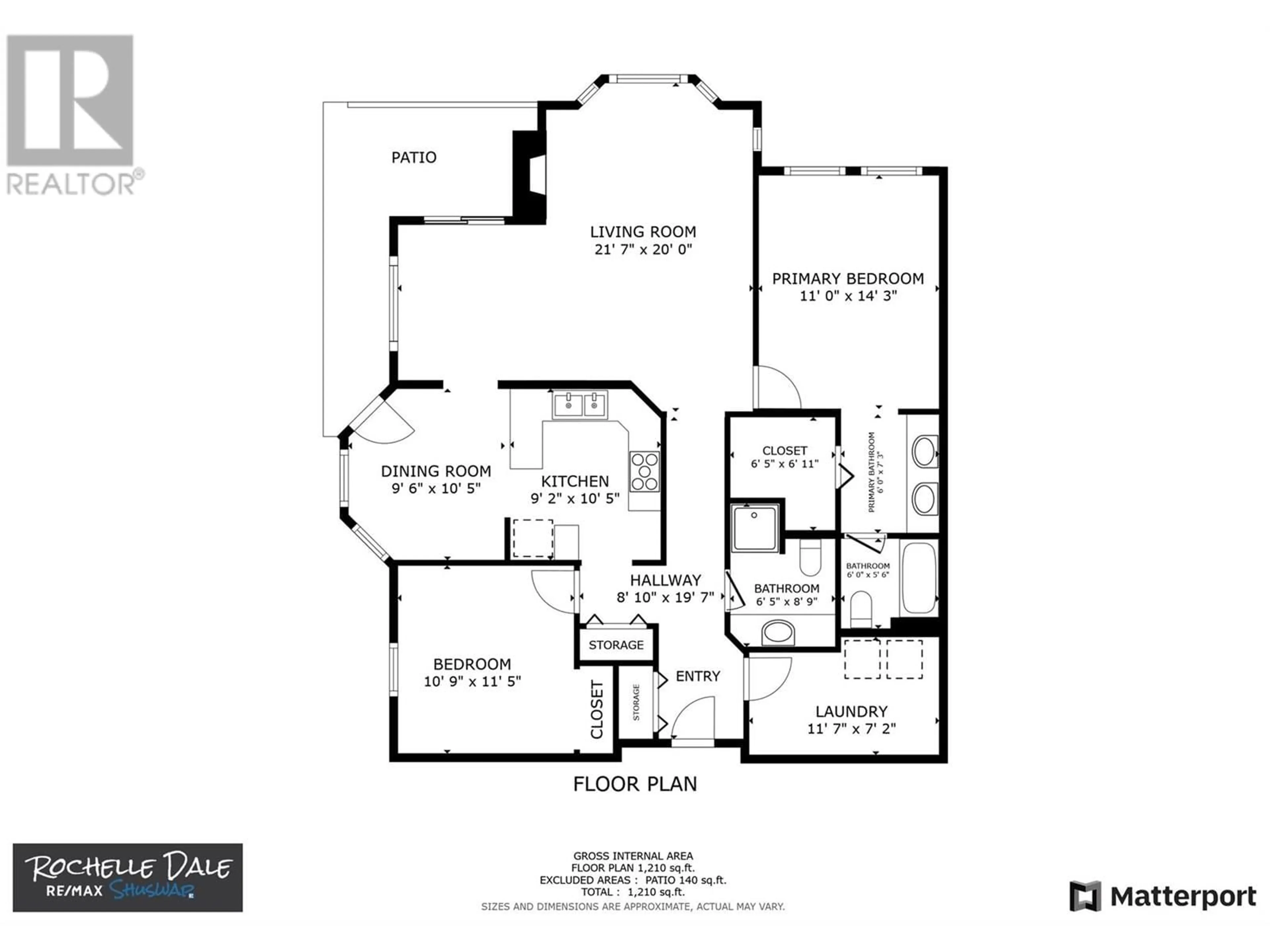 Floor plan for 306 - 250 5 STREET SOUTHEAST, Salmon Arm British Columbia V1E1J8