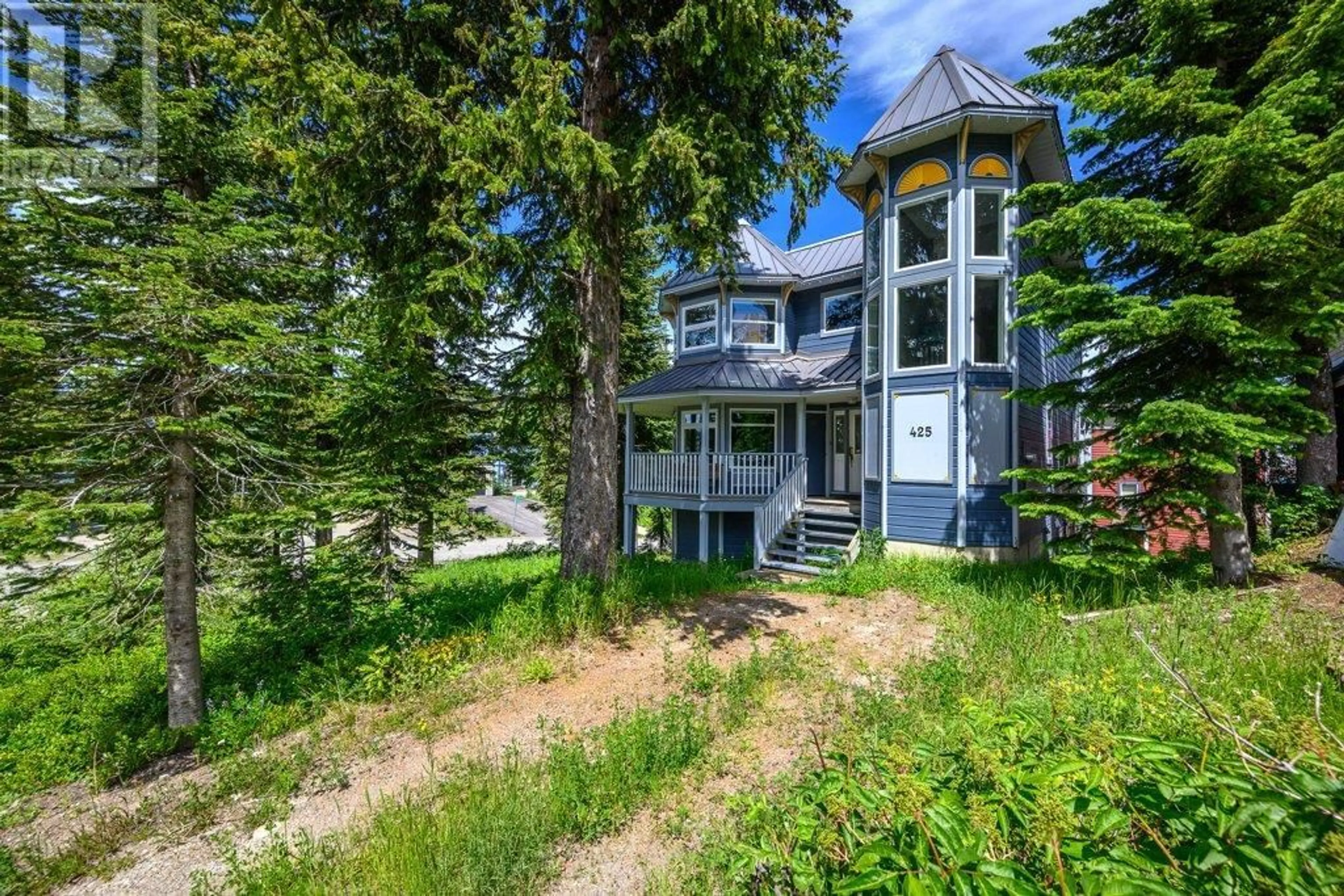 A pic from outside/outdoor area/front of a property/back of a property/a pic from drone, water/lake/river/ocean view for 425 MONASHEE ROAD, Silver Star British Columbia V1B3M1