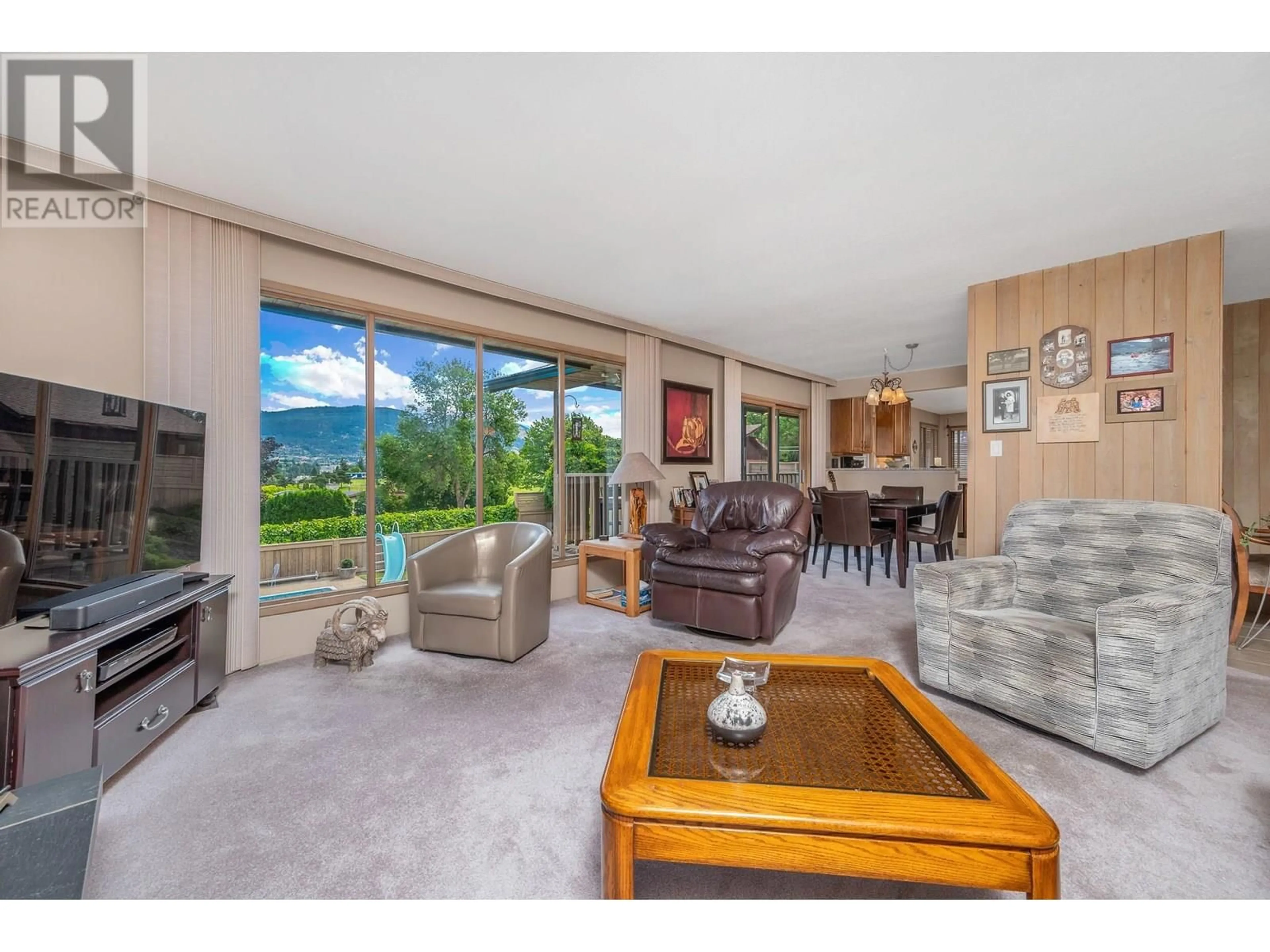 Living room with furniture, unknown for 3921 15 CRESCENT, Vernon British Columbia V1T8B7