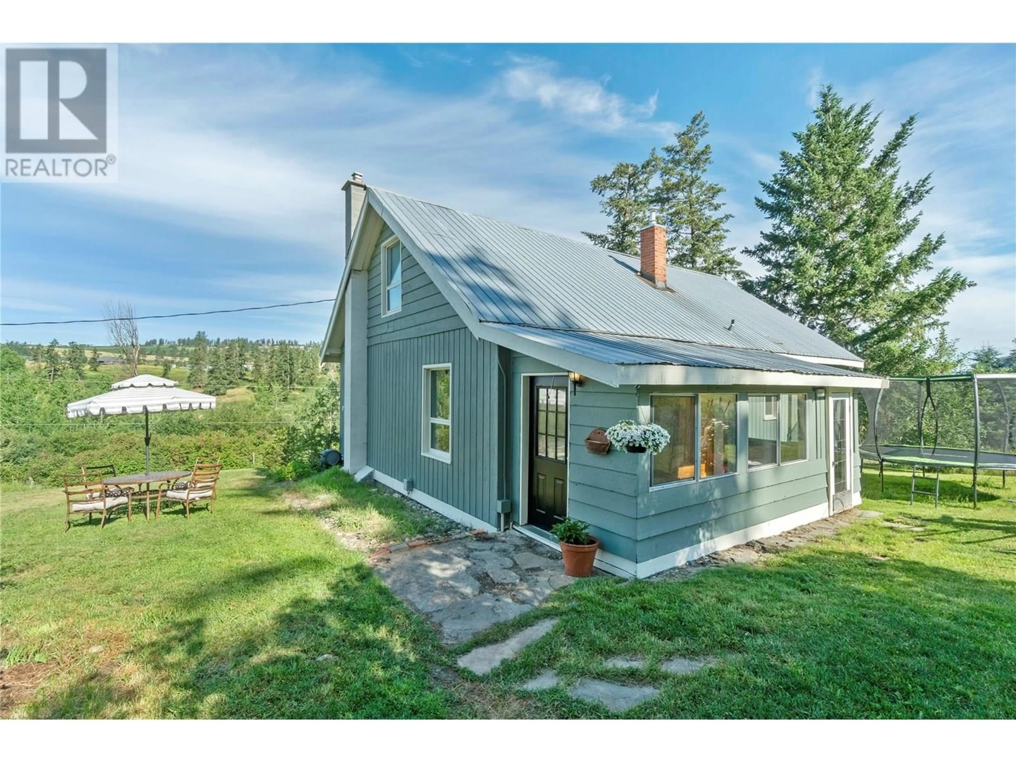 A pic from outside/outdoor area/front of a property/back of a property/a pic from drone, unknown for 4756 STEPNEY ROAD, Armstrong British Columbia V0E1B8
