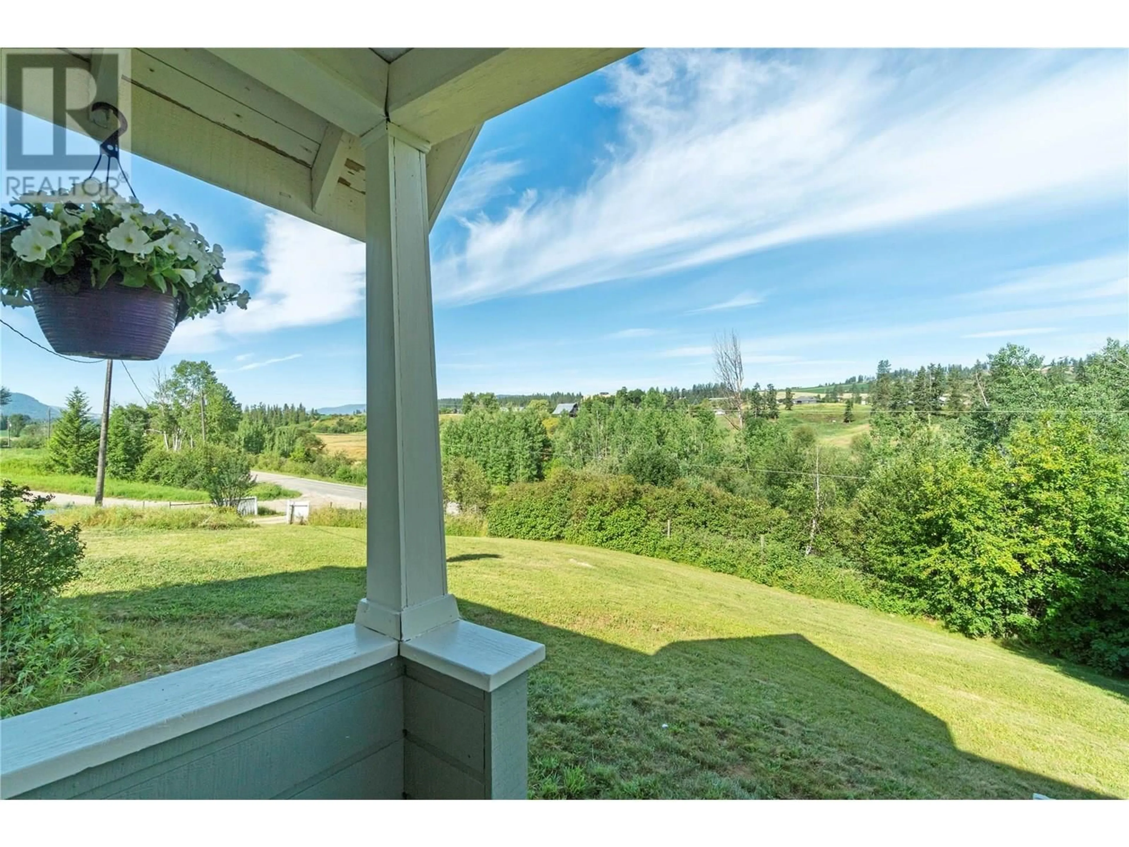 A pic from outside/outdoor area/front of a property/back of a property/a pic from drone, water/lake/river/ocean view for 4756 STEPNEY ROAD, Armstrong British Columbia V0E1B8