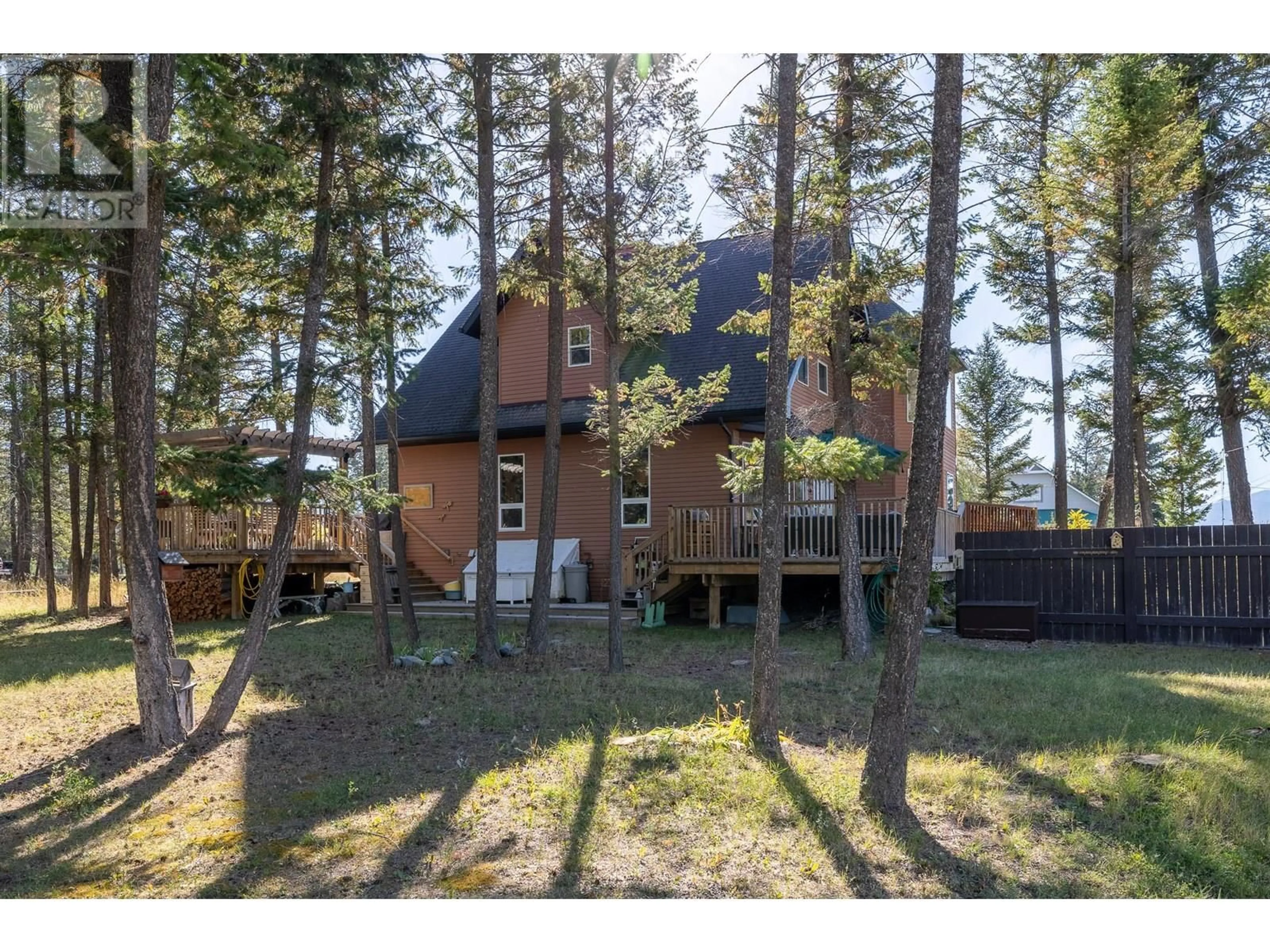 A pic from outside/outdoor area/front of a property/back of a property/a pic from drone, forest/trees view for 6823 COLUMBIA RIDGE DRIVE, Fairmont Hot Springs British Columbia V0B1L2