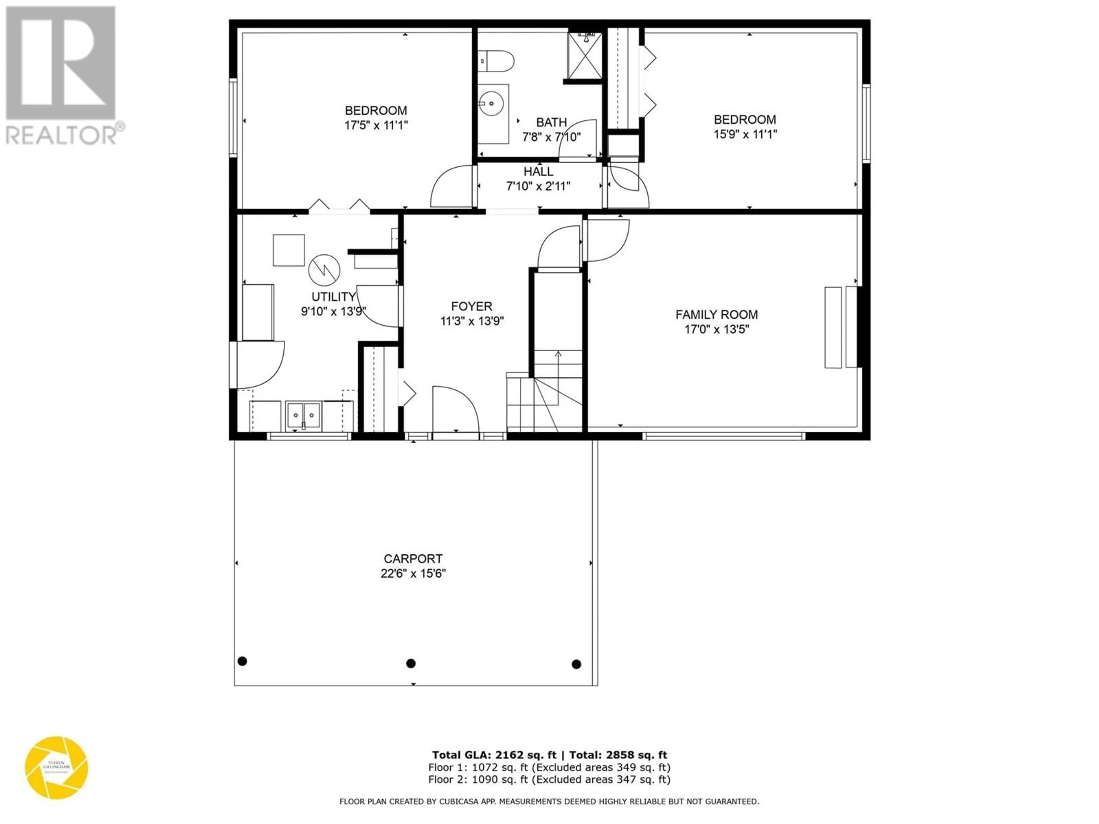Floor plan for 287 GIBRALTAR COURT, Kamloops British Columbia V2C1P2