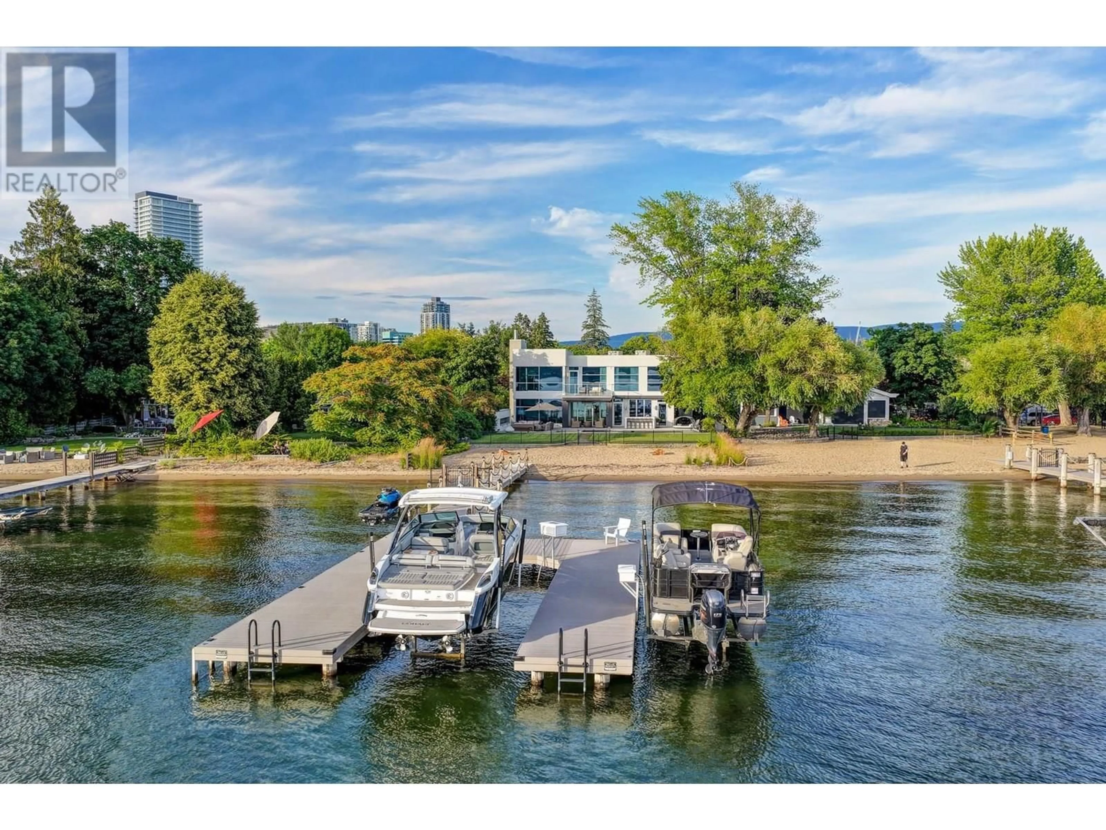 A pic from outside/outdoor area/front of a property/back of a property/a pic from drone, water/lake/river/ocean view for 1938 MCDOUGALL STREET, Kelowna British Columbia V1Y1A2