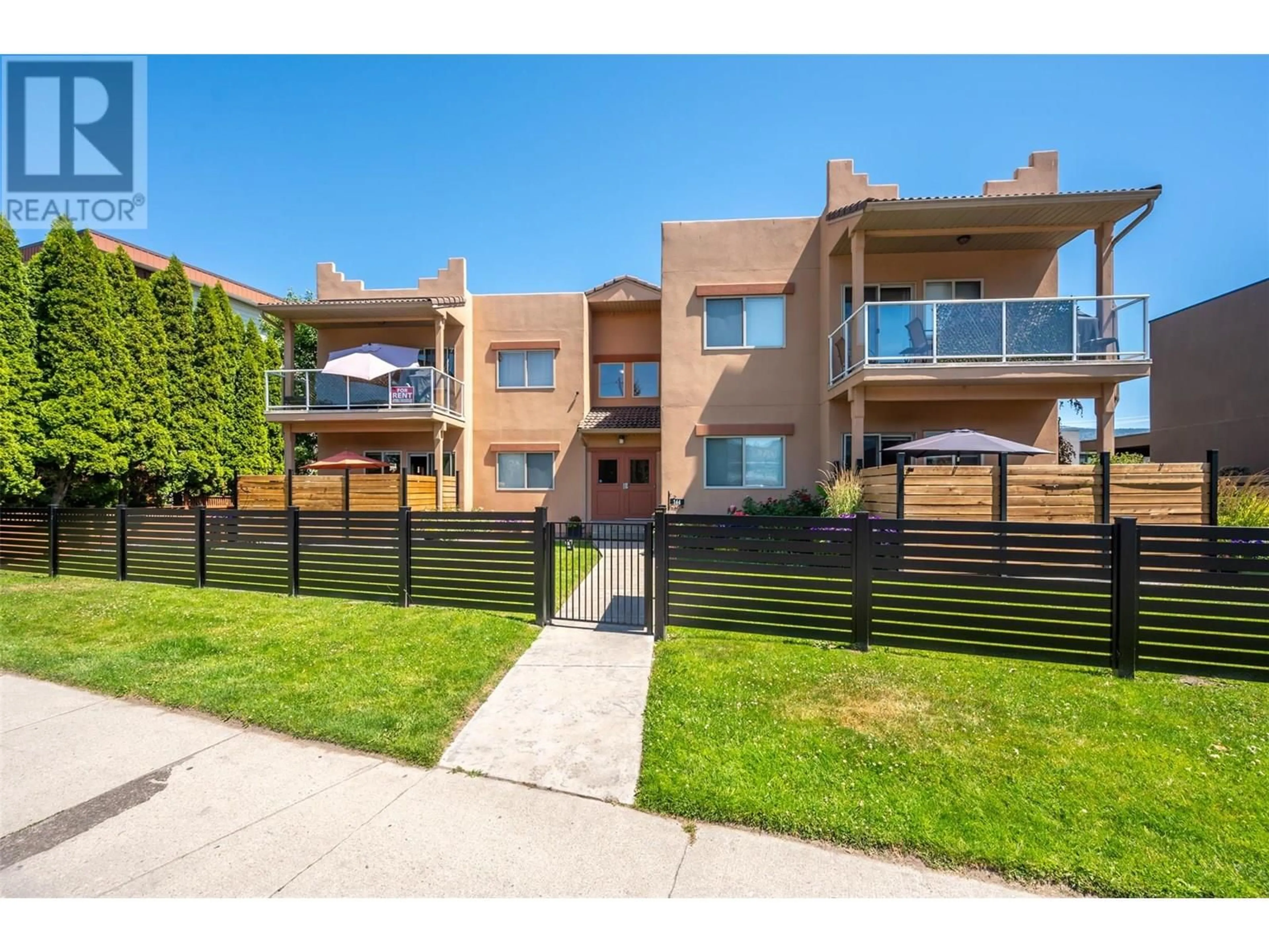 A pic from outside/outdoor area/front of a property/back of a property/a pic from drone, street for 103 - 144 POWER STREET, Penticton British Columbia V2A5W9