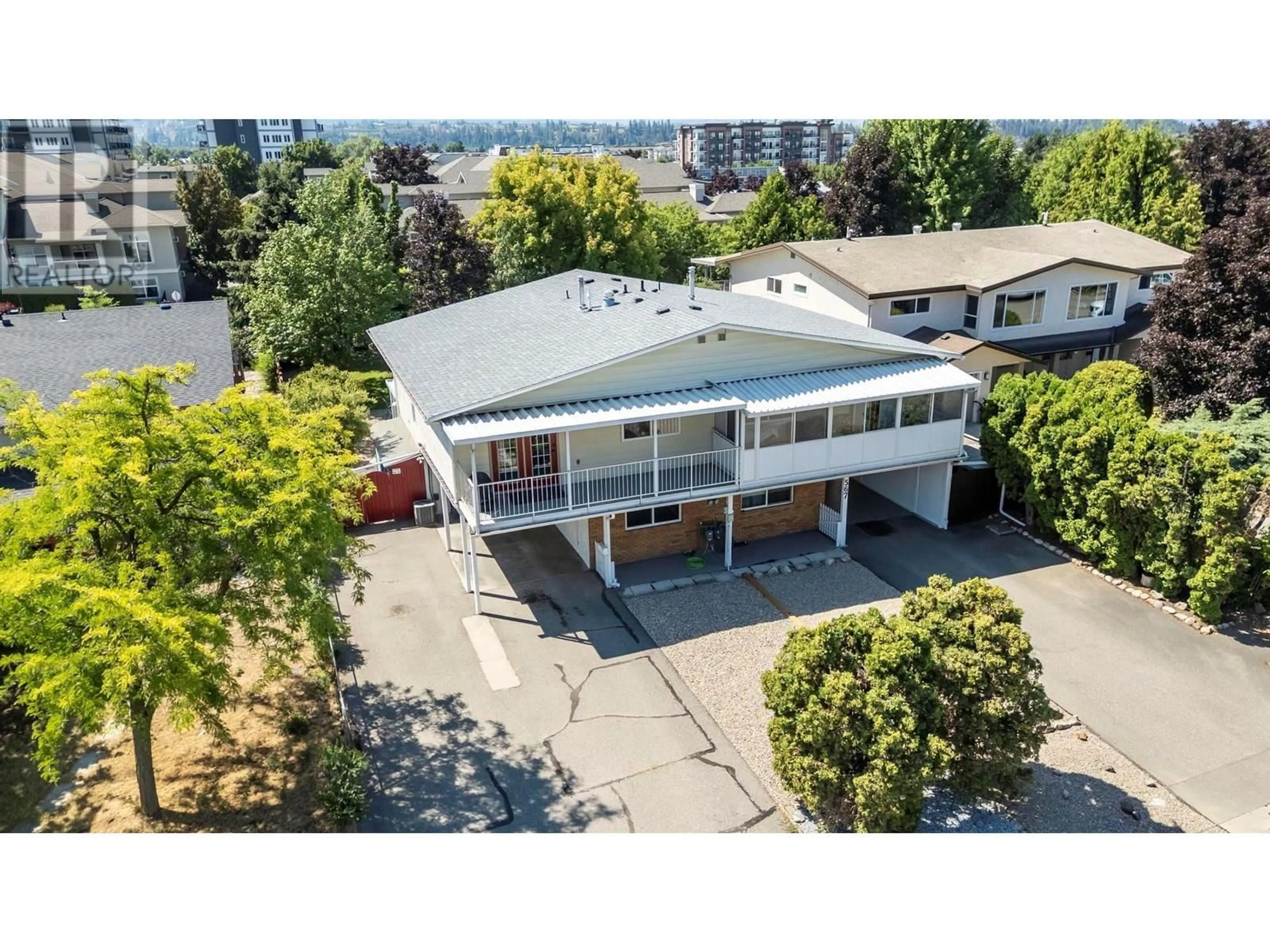 A pic from outside/outdoor area/front of a property/back of a property/a pic from drone, unknown for 565 CHEPESUIK COURT, Kelowna British Columbia V1X5S5