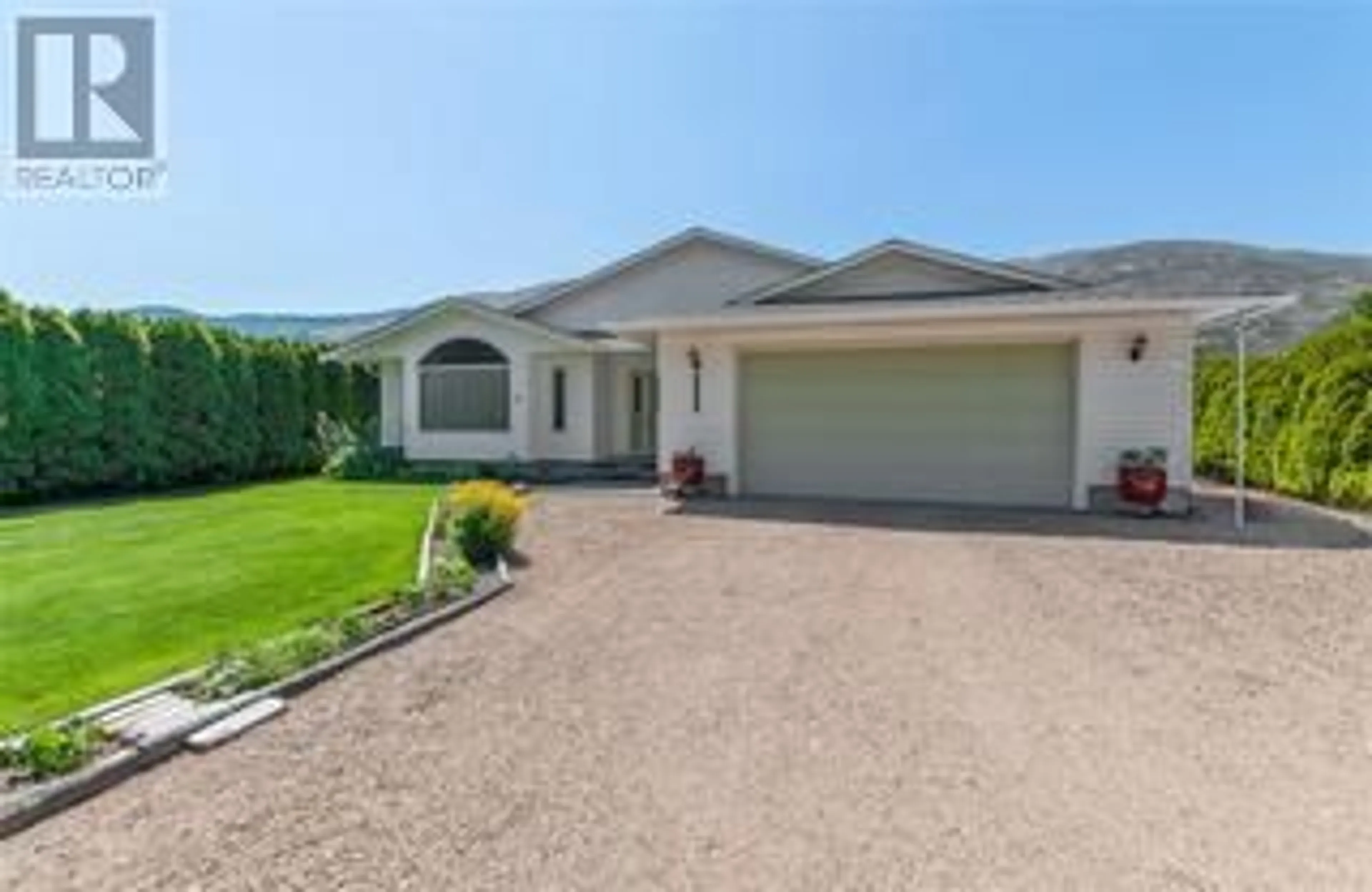 Home with vinyl exterior material, street for 5226 HAYNES ROAD, Oliver British Columbia V0H1T1