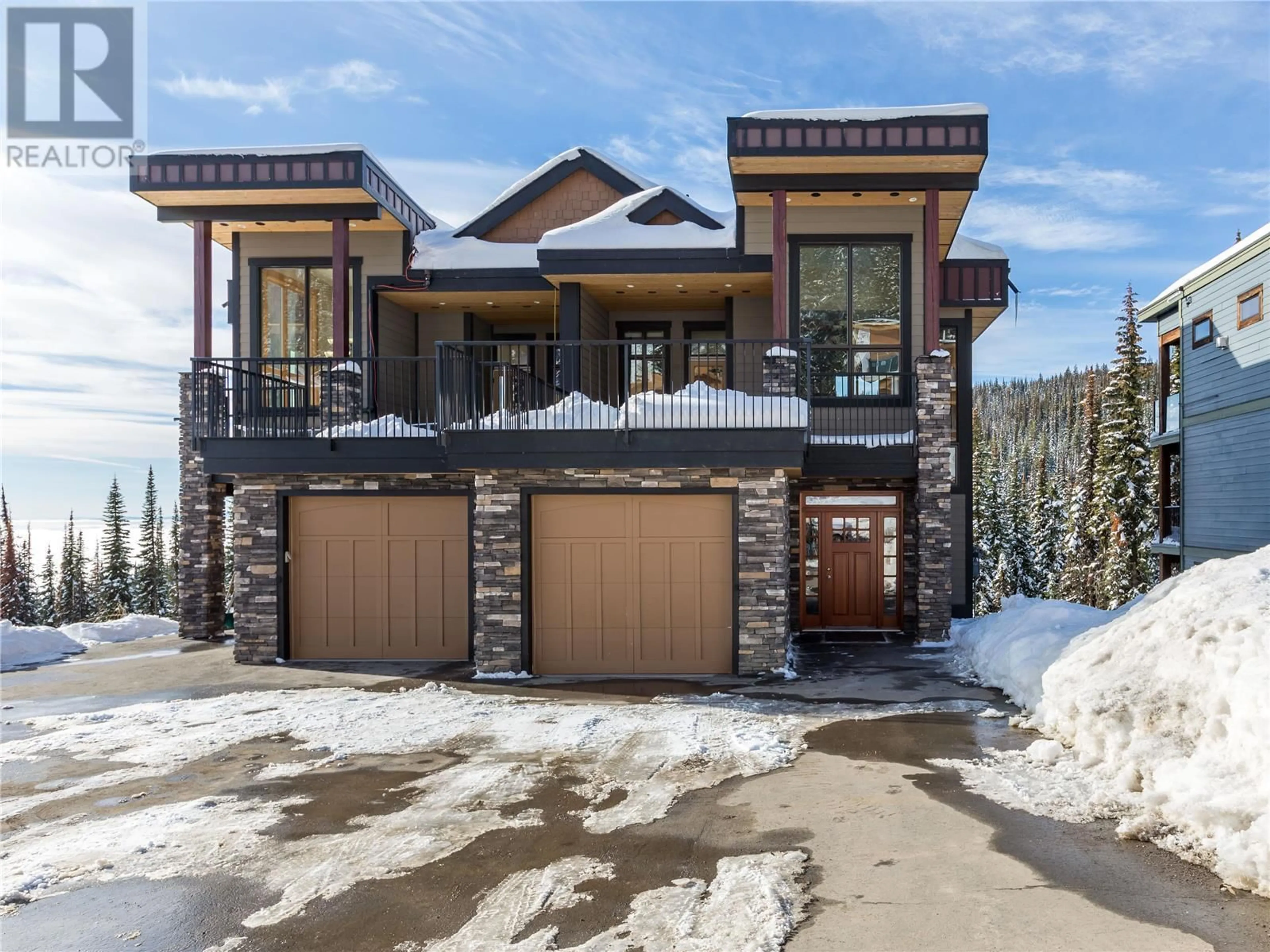 Home with brick exterior material, street for 9966 PURCELL DRIVE, Silver Star British Columbia V1B3M1