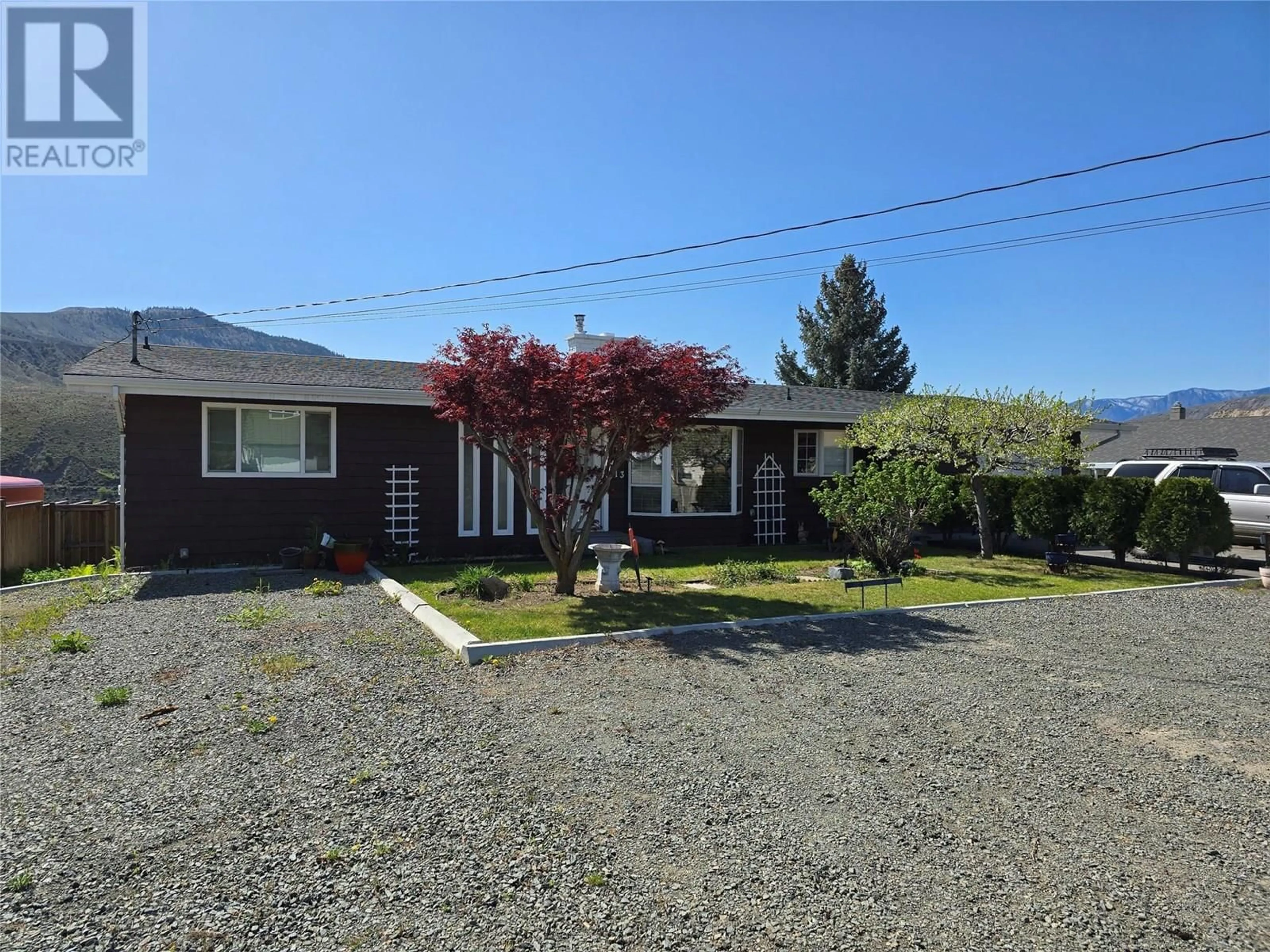 A pic from outside/outdoor area/front of a property/back of a property/a pic from drone, street for 213 ASH STREET, Ashcroft British Columbia V0K1A0