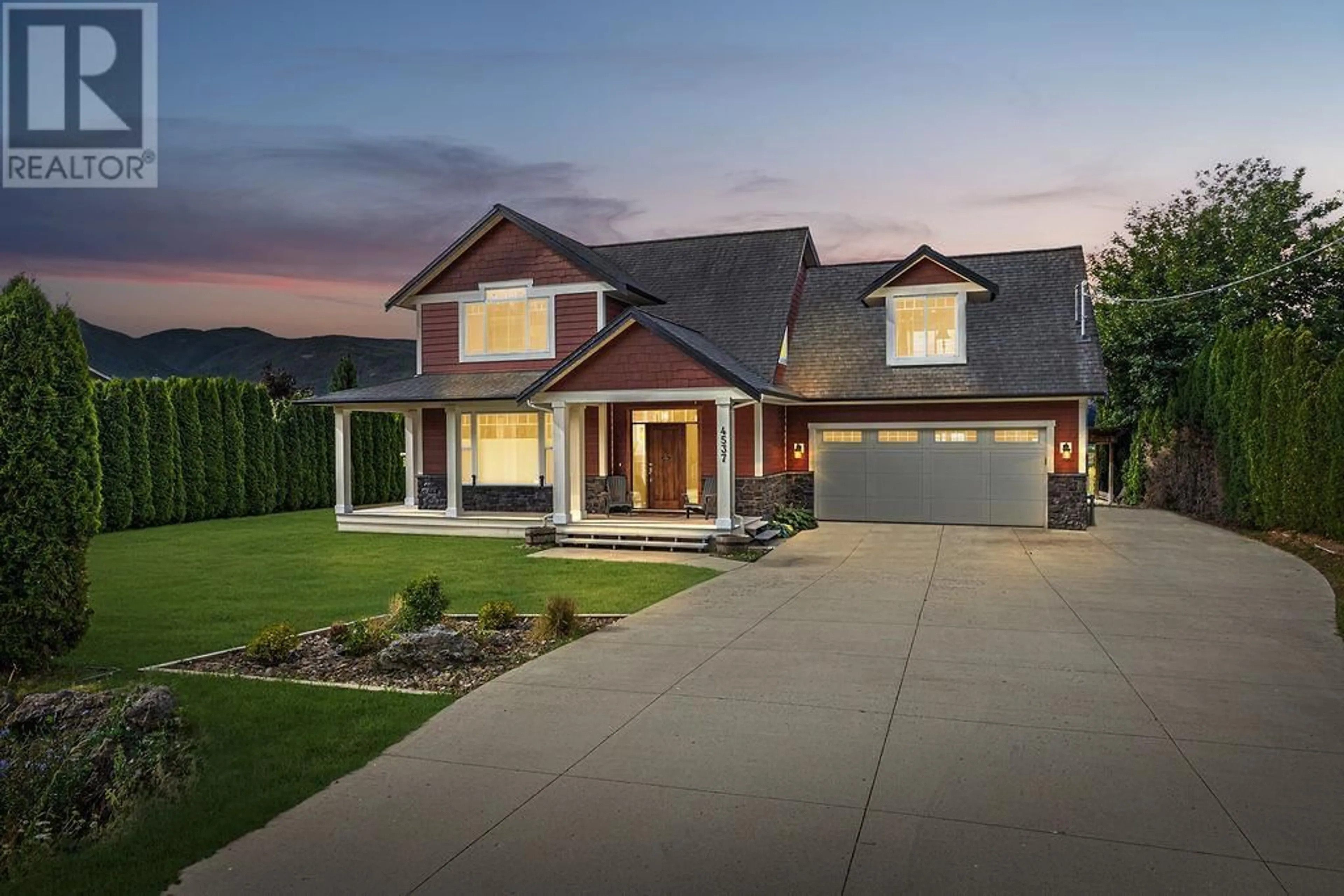Home with brick exterior material, street for 4537 LANSDOWNE ROAD, Armstrong British Columbia V0E1B3