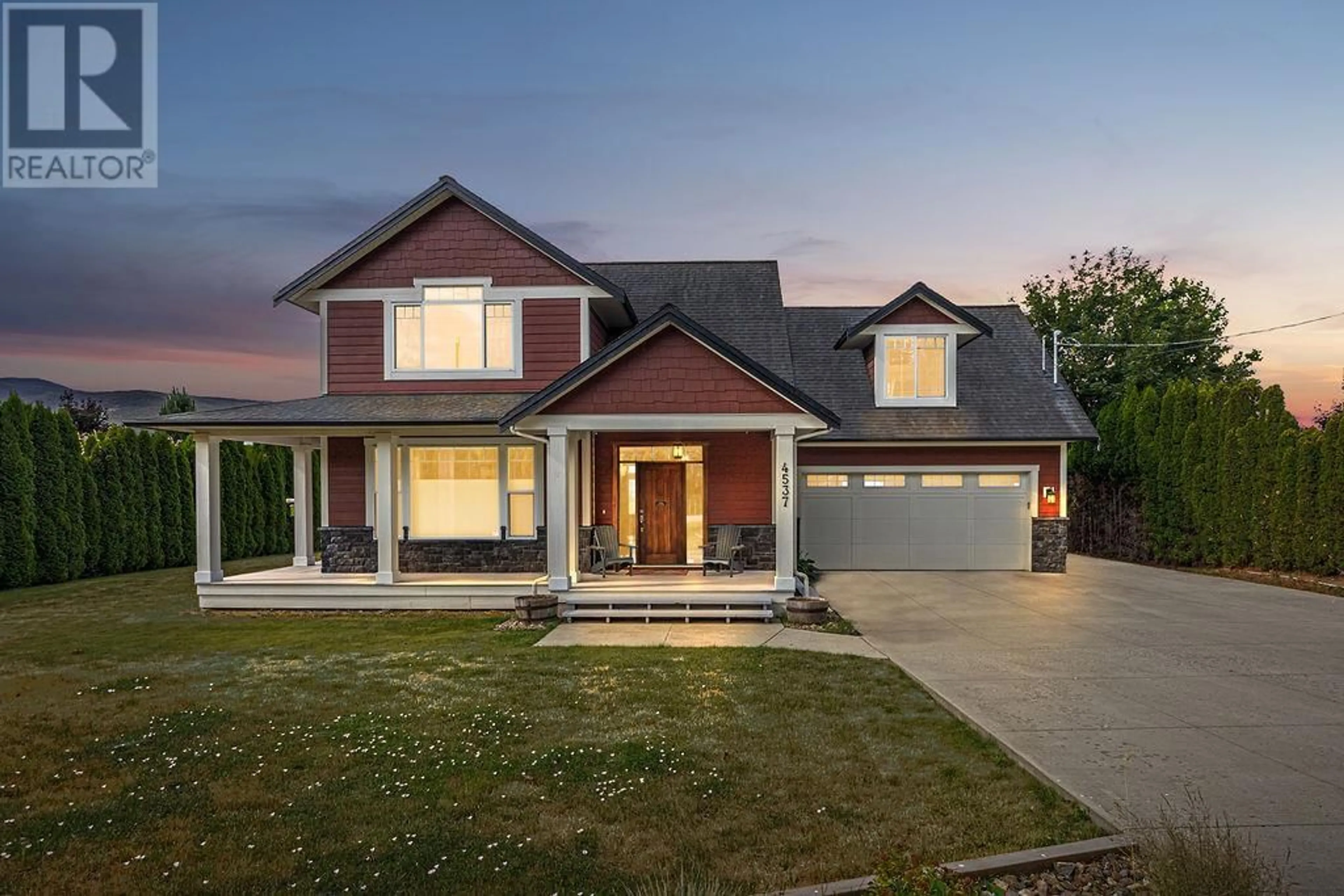 Home with brick exterior material, street for 4537 LANSDOWNE ROAD, Armstrong British Columbia V0E1B3