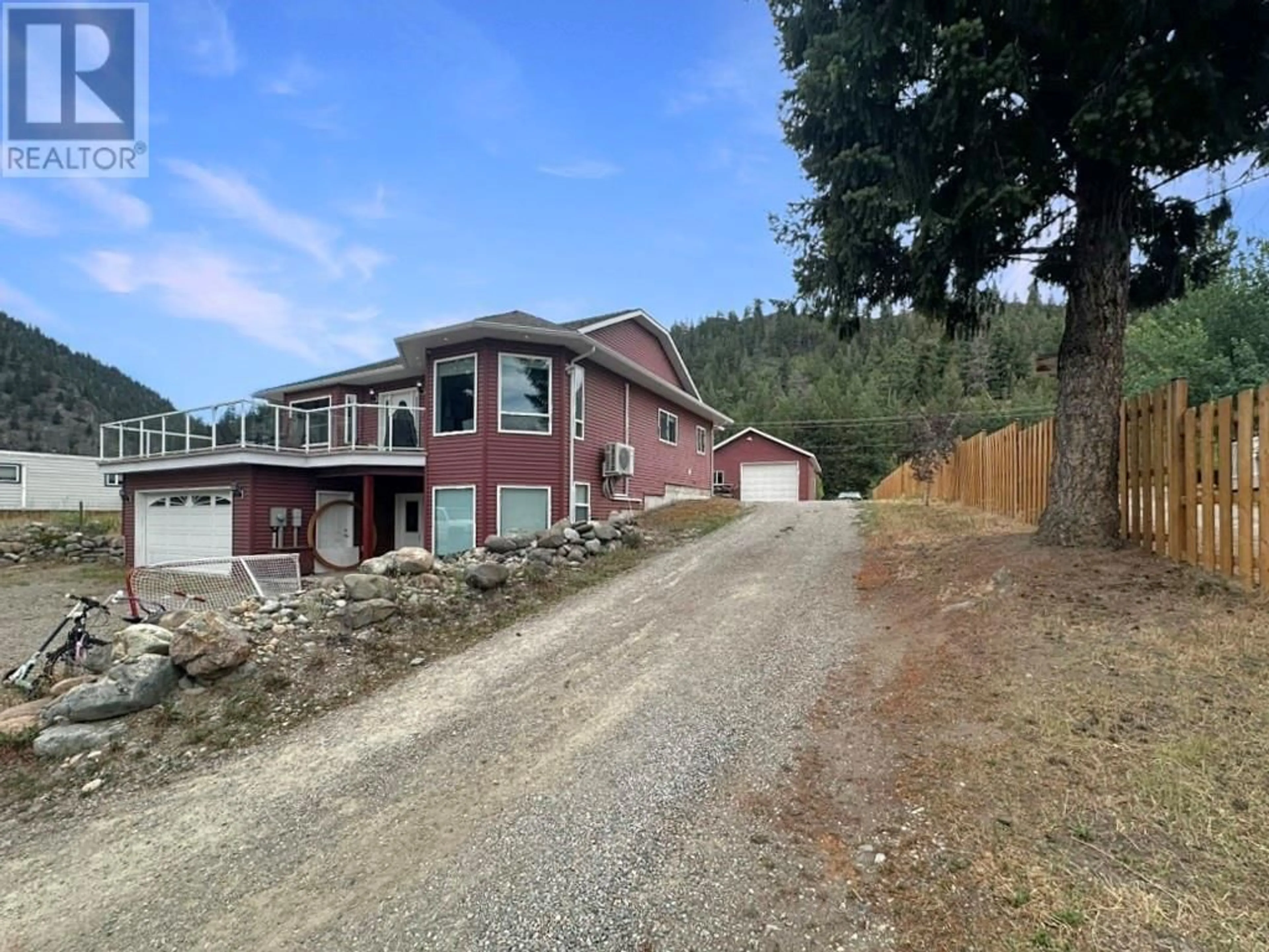 A pic from outside/outdoor area/front of a property/back of a property/a pic from drone, unknown for 529 DAGUR WAY, Princeton British Columbia V0X1W0