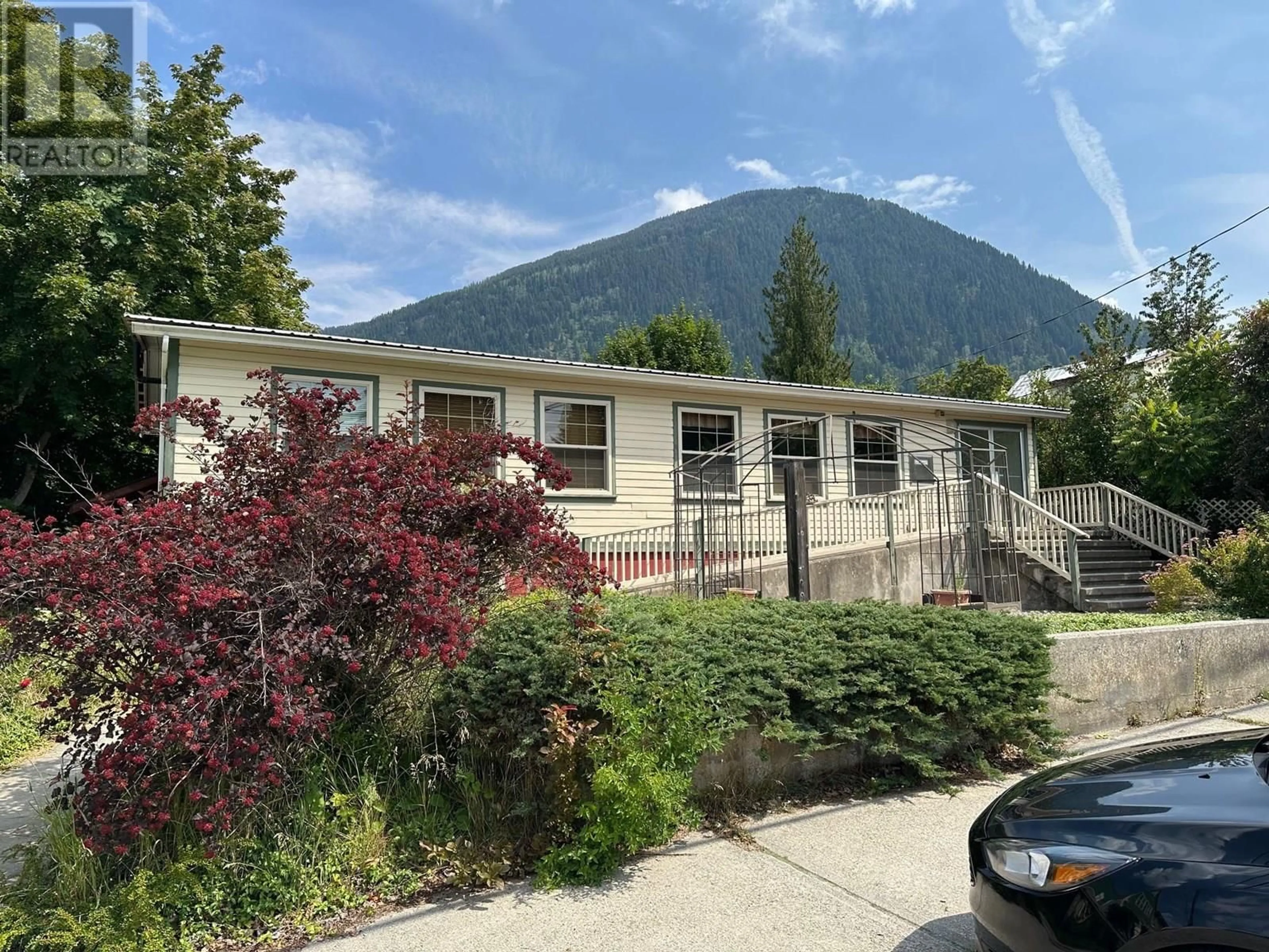 A pic from outside/outdoor area/front of a property/back of a property/a pic from drone, mountain view for 316 6TH AVENUE, New Denver British Columbia V0G1S0