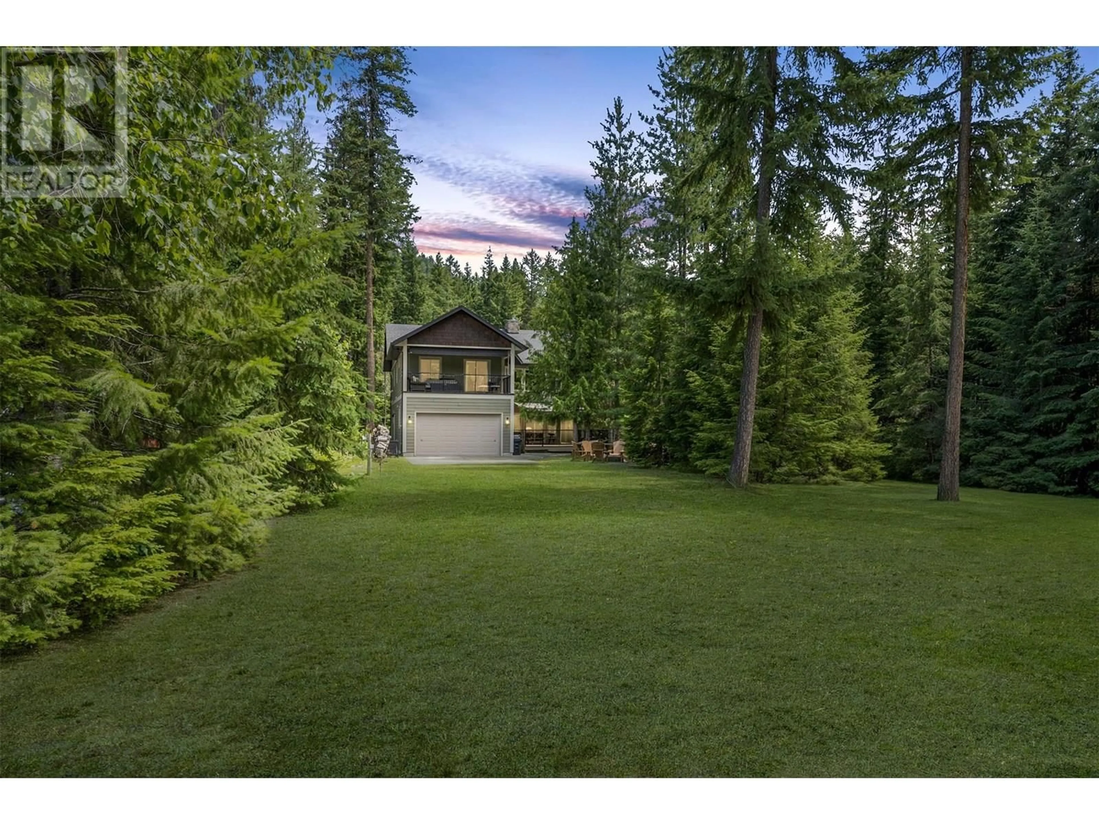 A pic from outside/outdoor area/front of a property/back of a property/a pic from drone, forest/trees view for 58 - 30 LUSK LAKE ROAD, Enderby British Columbia V0E1V5