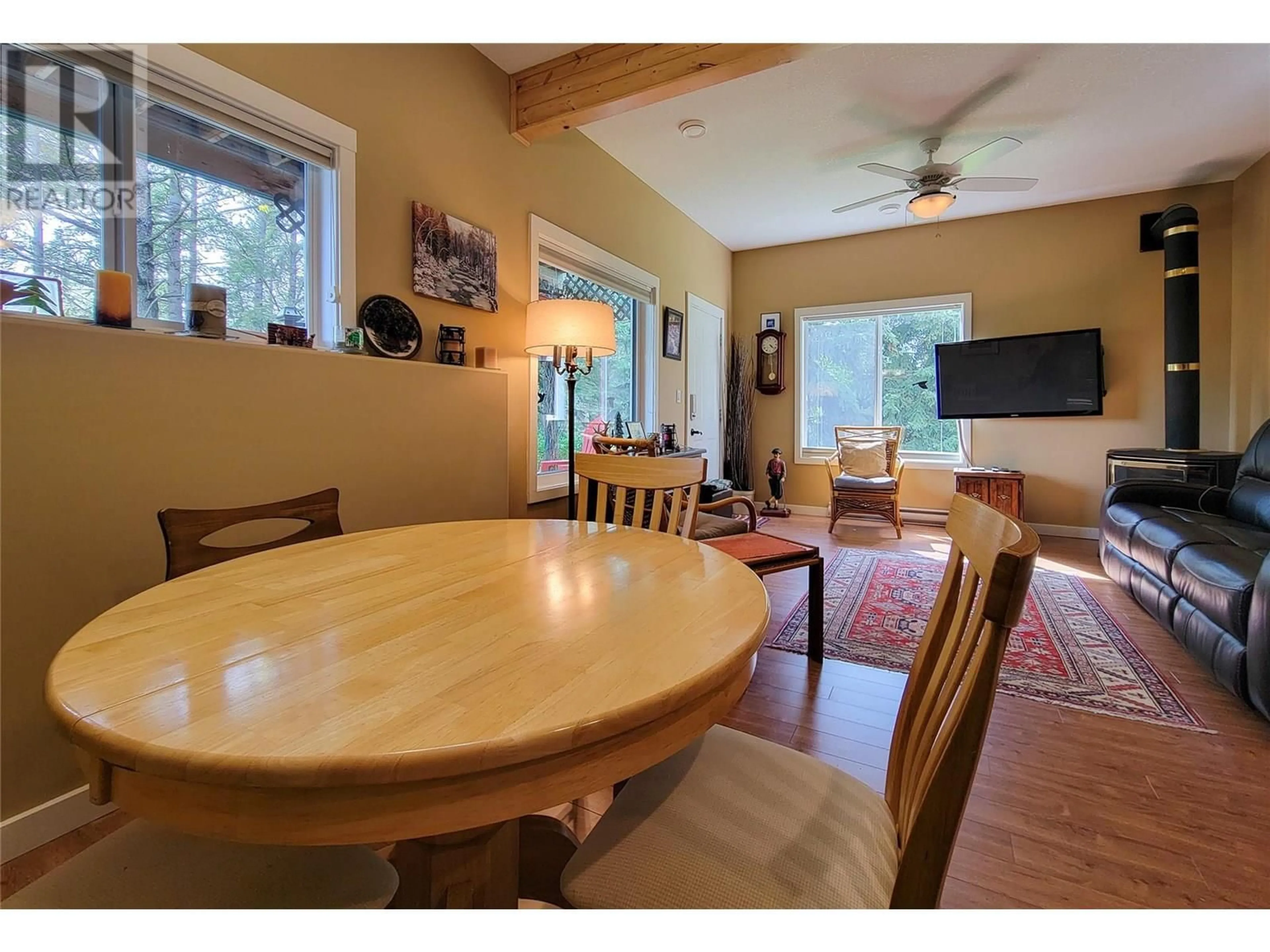 Dining room, wood/laminate floor for 31A WOLF CRESCENT, Invermere British Columbia V0A1K2