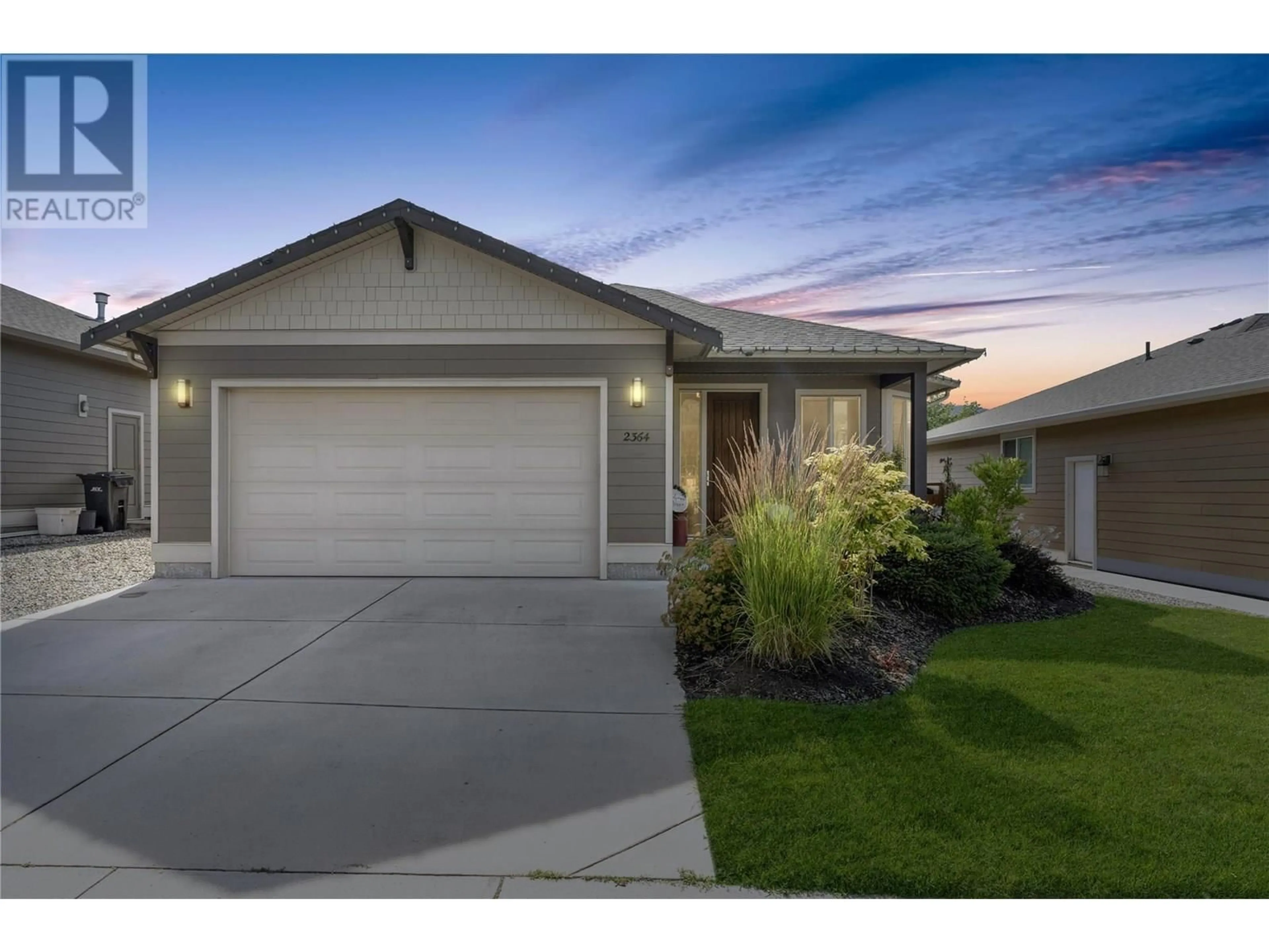Home with vinyl exterior material, street for 2364 OGLOW DRIVE, Armstrong British Columbia V4Y0V9