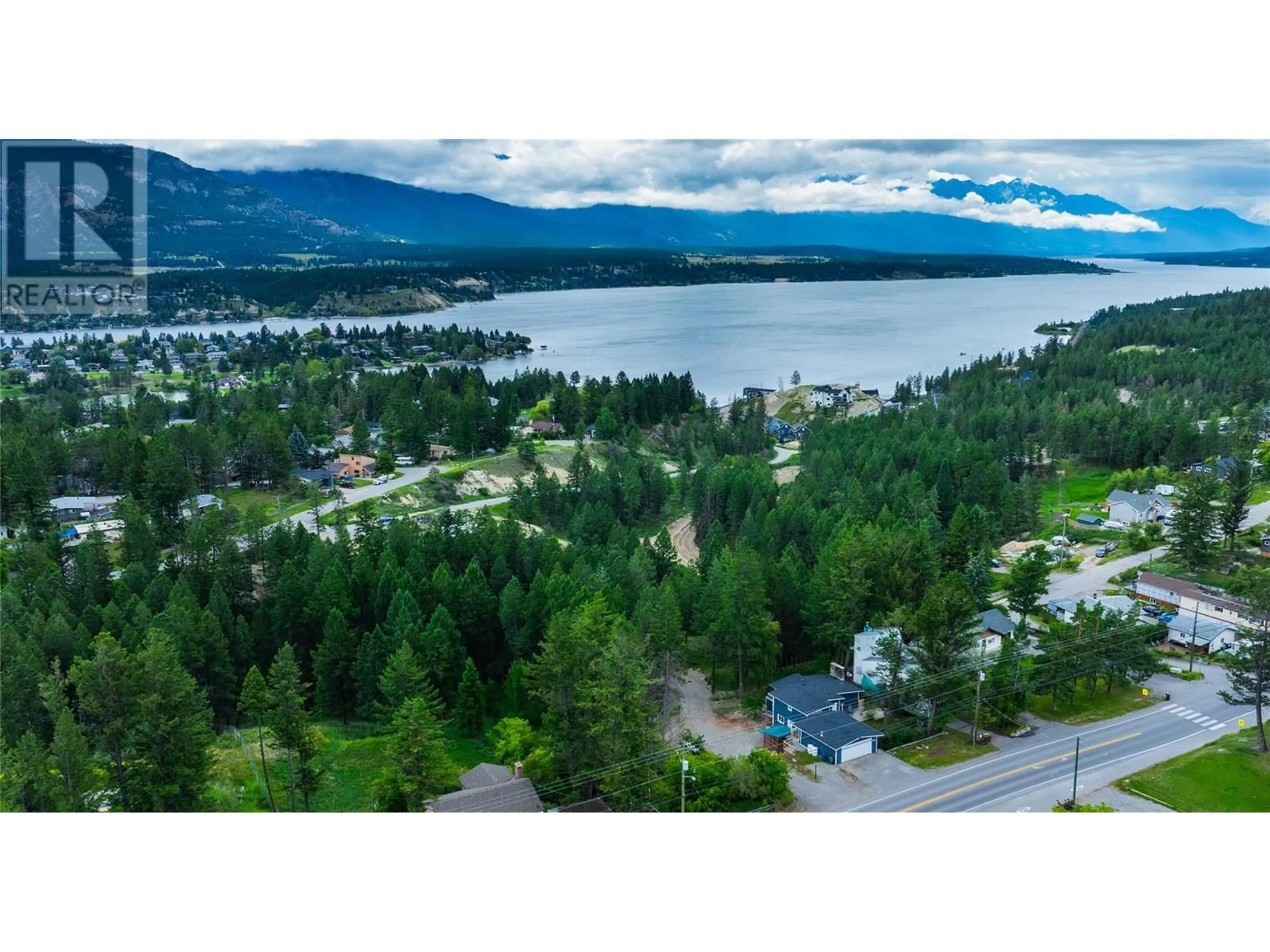 A pic from outside/outdoor area/front of a property/back of a property/a pic from drone, water/lake/river/ocean view for 1737 13TH AVENUE, Invermere British Columbia V0A1K4