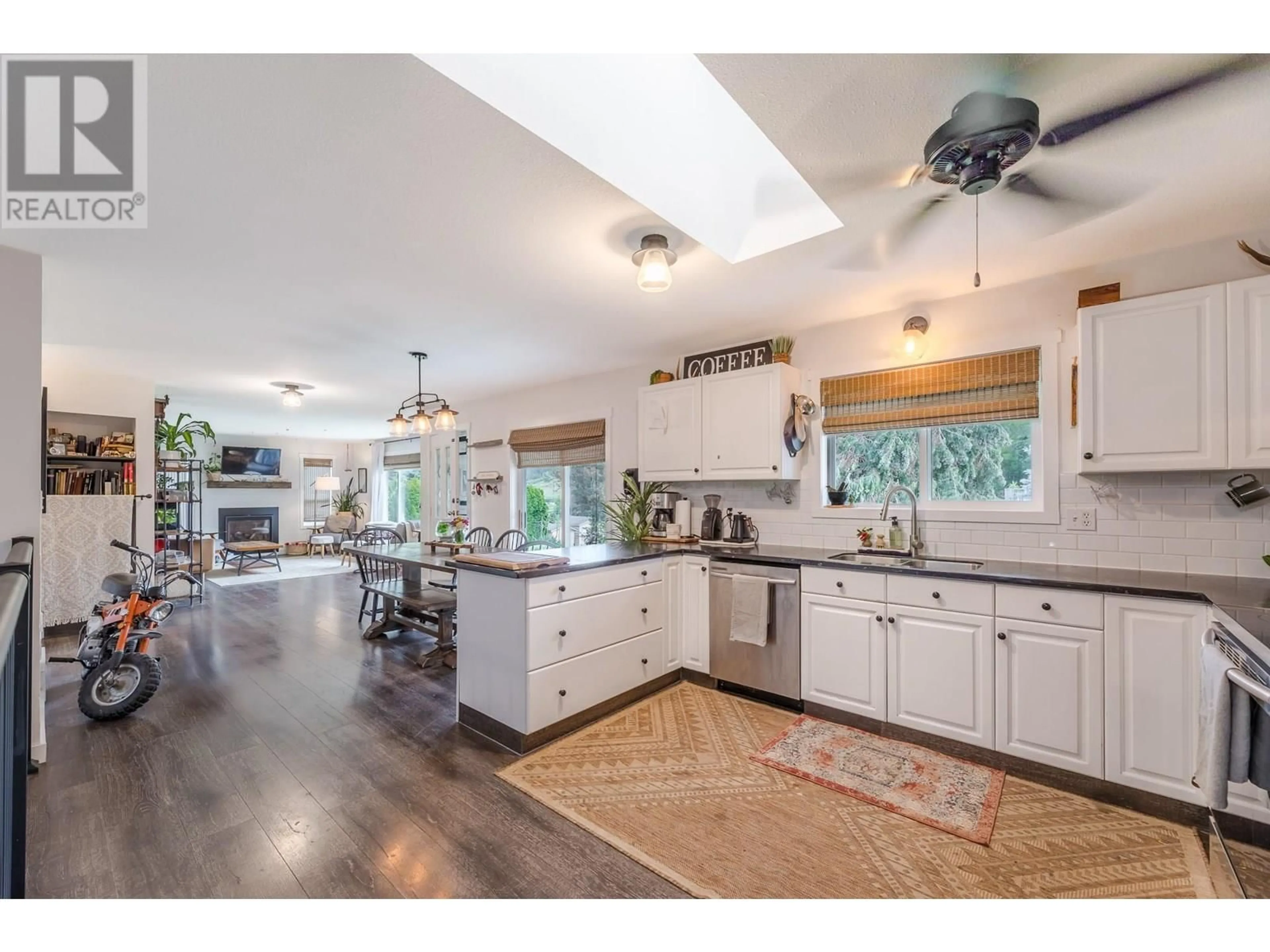 Open concept kitchen, ceramic/tile floor for 15922 VERRIER STREET, Summerland British Columbia V0H1Z8