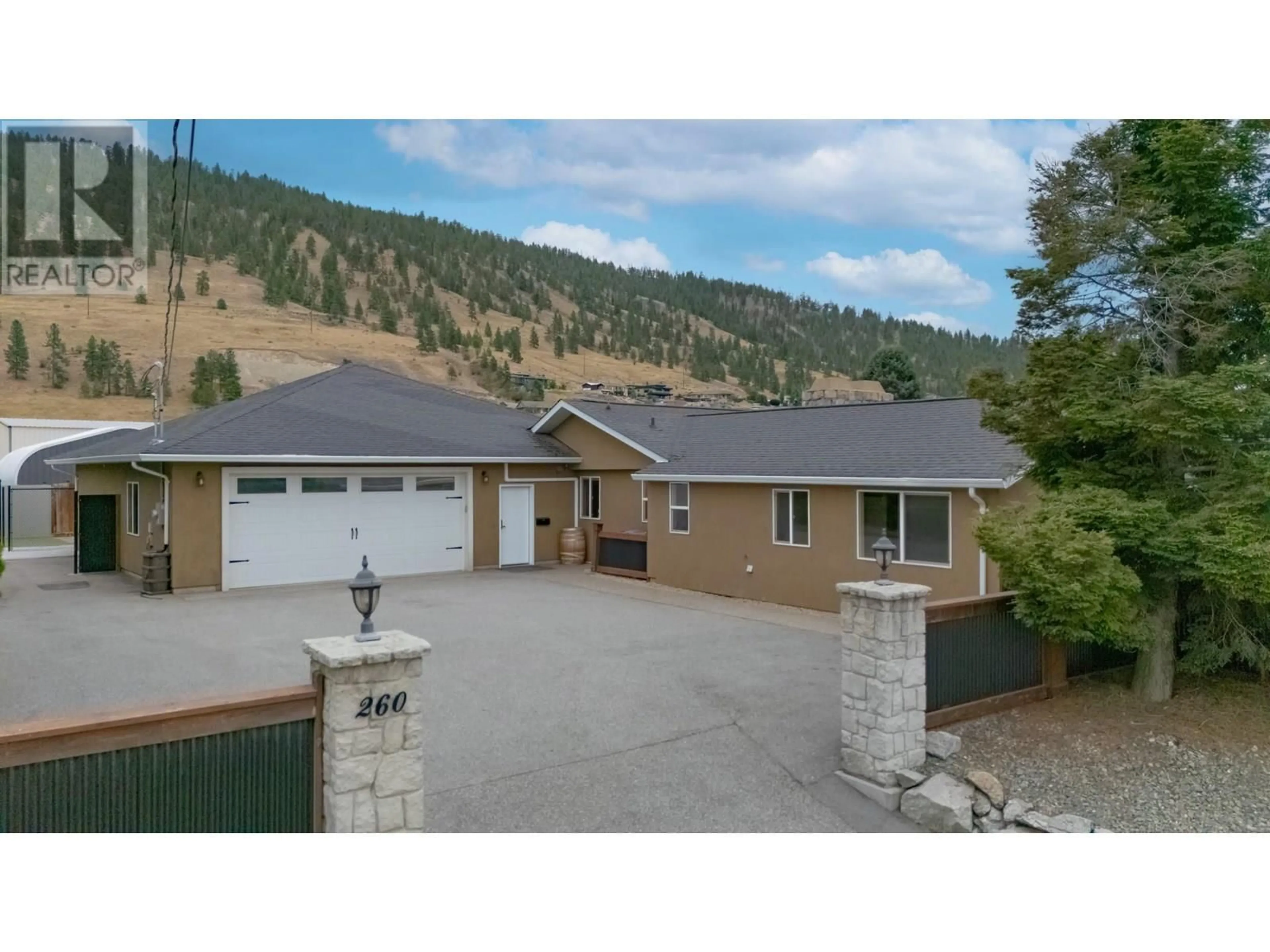 A pic from outside/outdoor area/front of a property/back of a property/a pic from drone, unknown for 260 UPPER BENCH ROAD NORTH OTHER, Penticton British Columbia V2A9T2