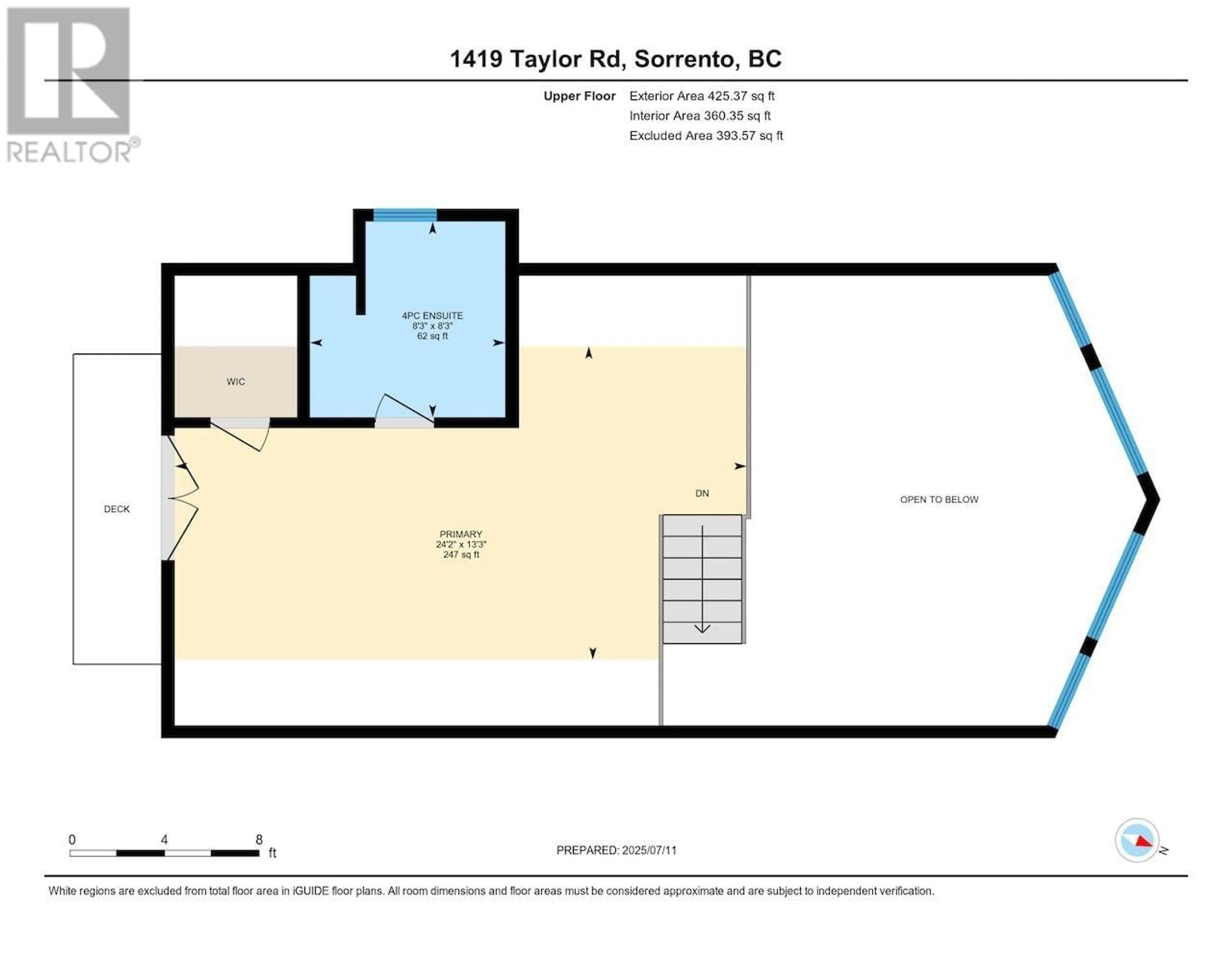 Floor plan for 1419 TAYLOR ROAD, Sorrento British Columbia V0E2W1