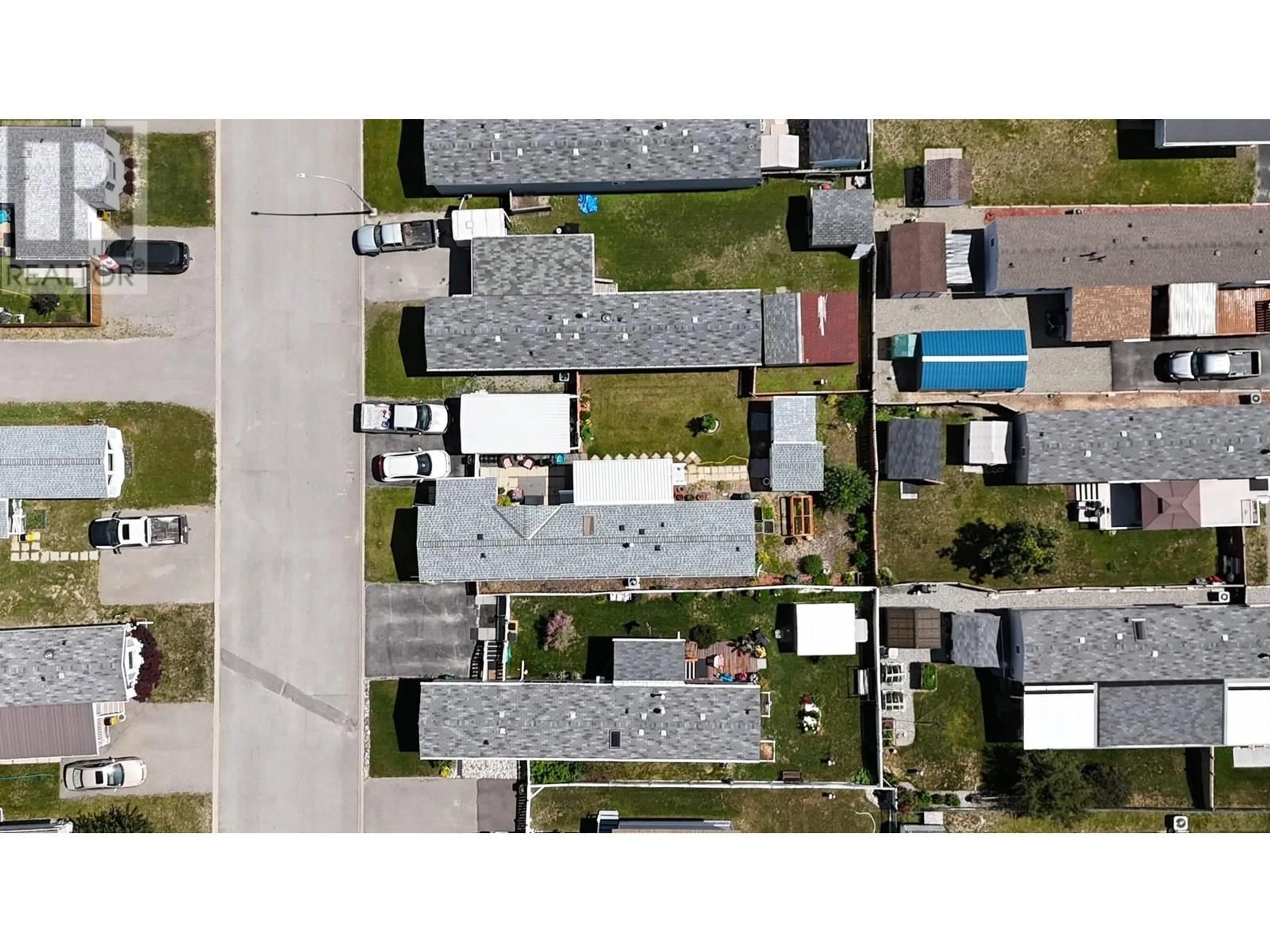 A pic from outside/outdoor area/front of a property/back of a property/a pic from drone, street for 58 - 2424 INDUSTRIAL 2 ROAD, Cranbrook British Columbia V1C6H3