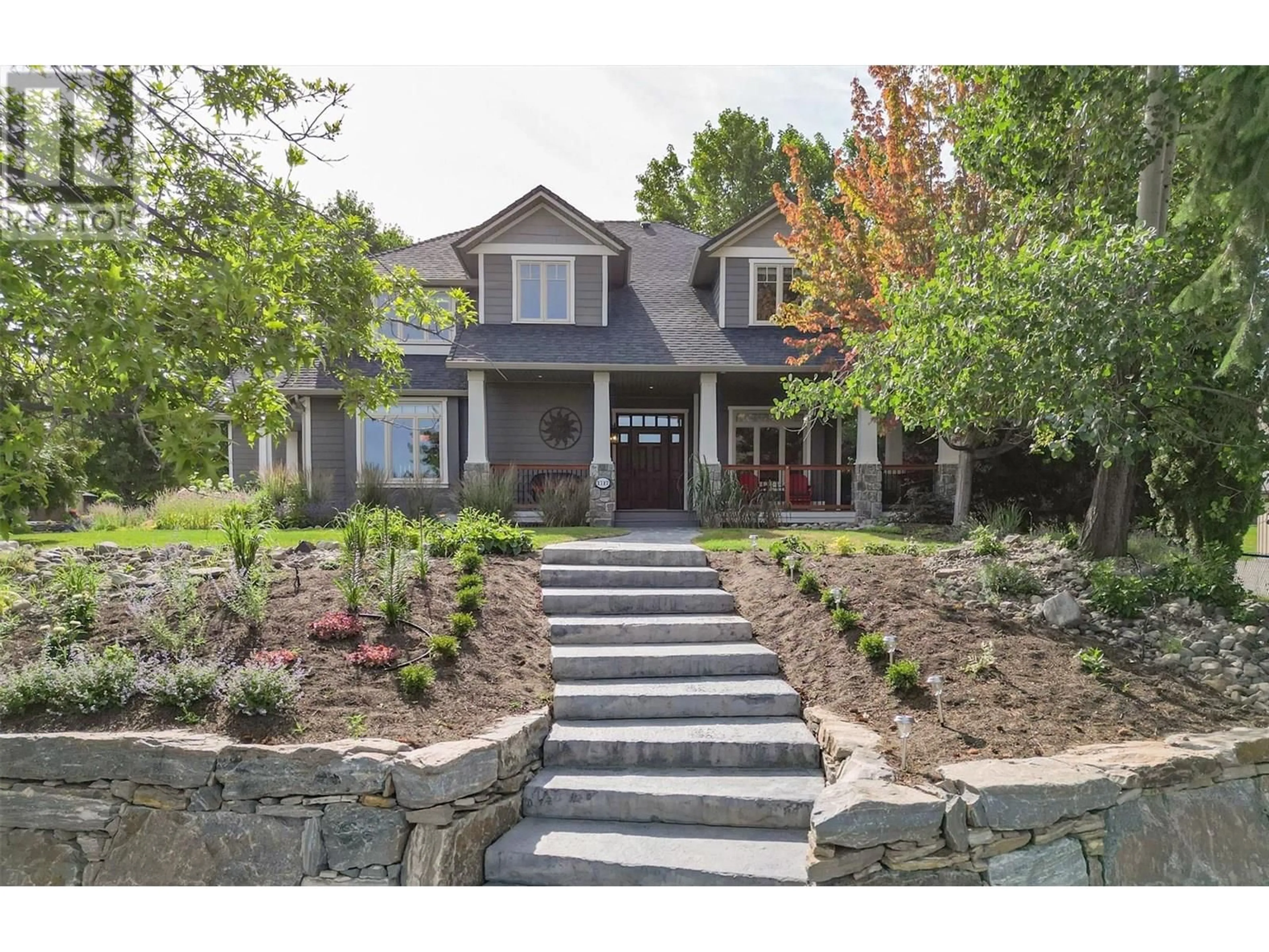 Home with brick exterior material, mountain view for 1717 CANYON VIEW COURT, Kelowna British Columbia V1W4A2