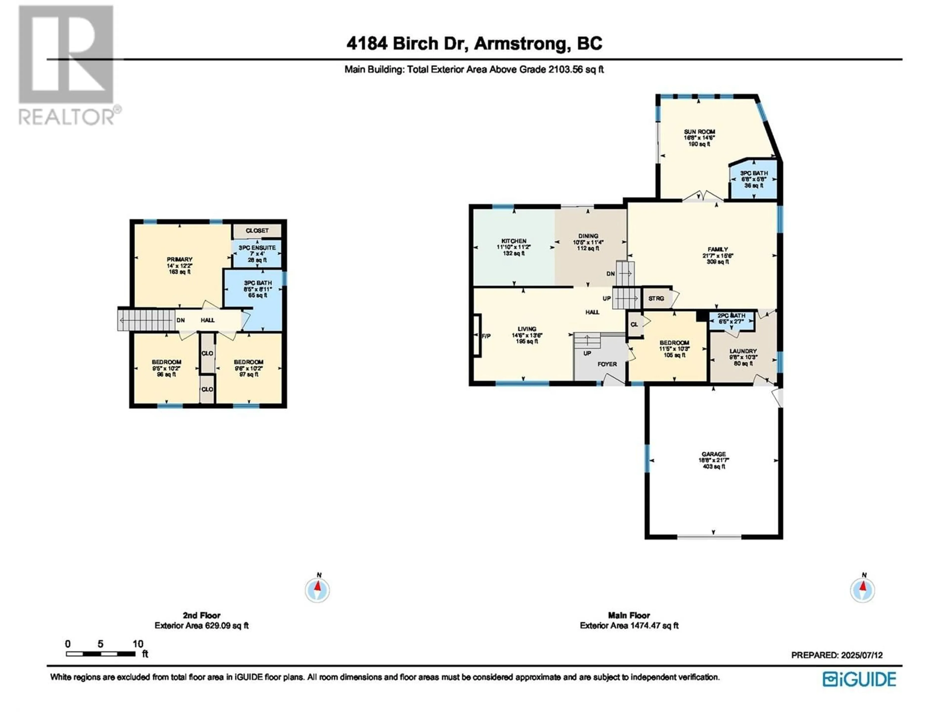 Floor plan for 4184 BIRCH DRIVE, Spallumcheen British Columbia V0E1B6