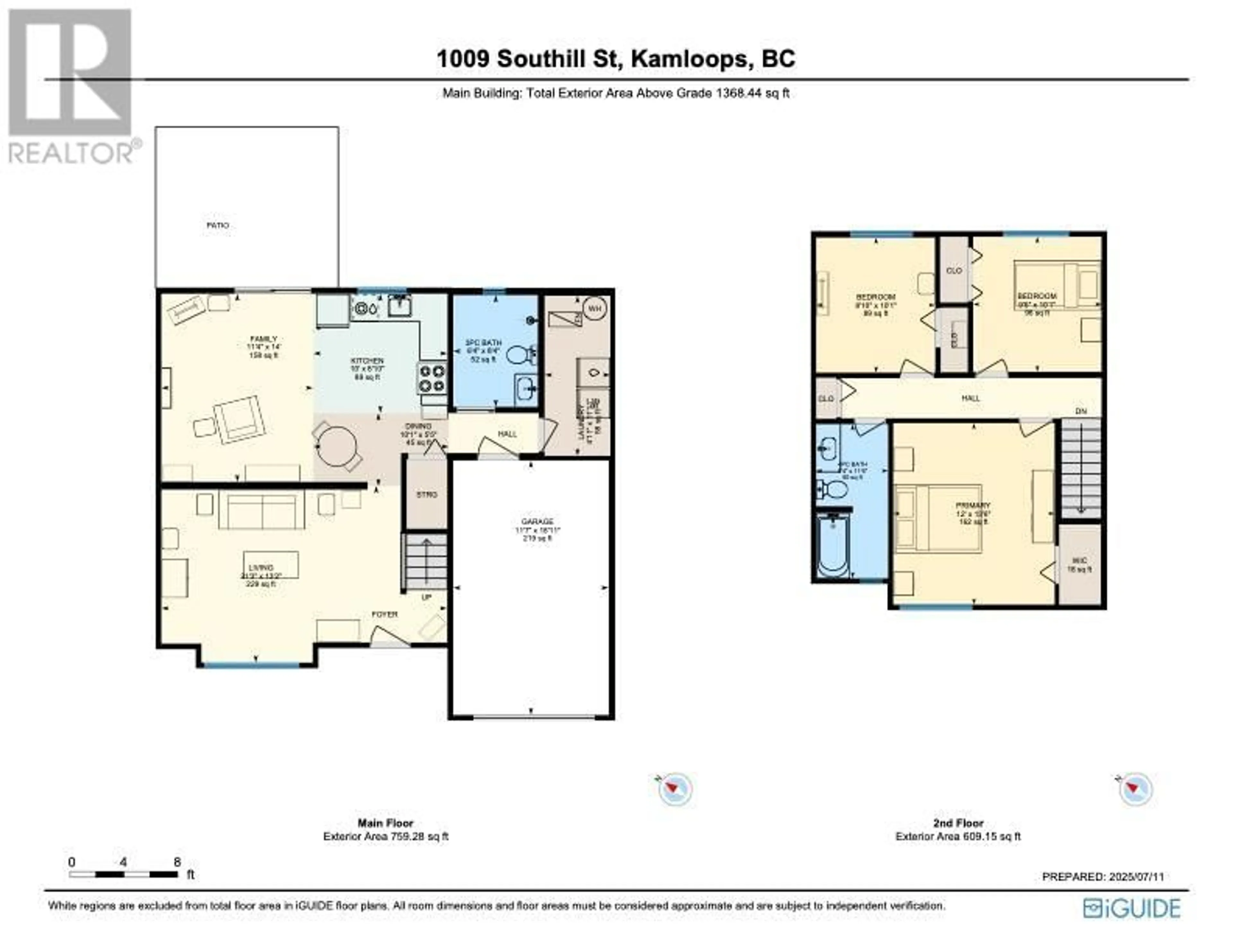 Floor plan for 1009 SOUTHILL STREET, Kamloops British Columbia V2B5M4