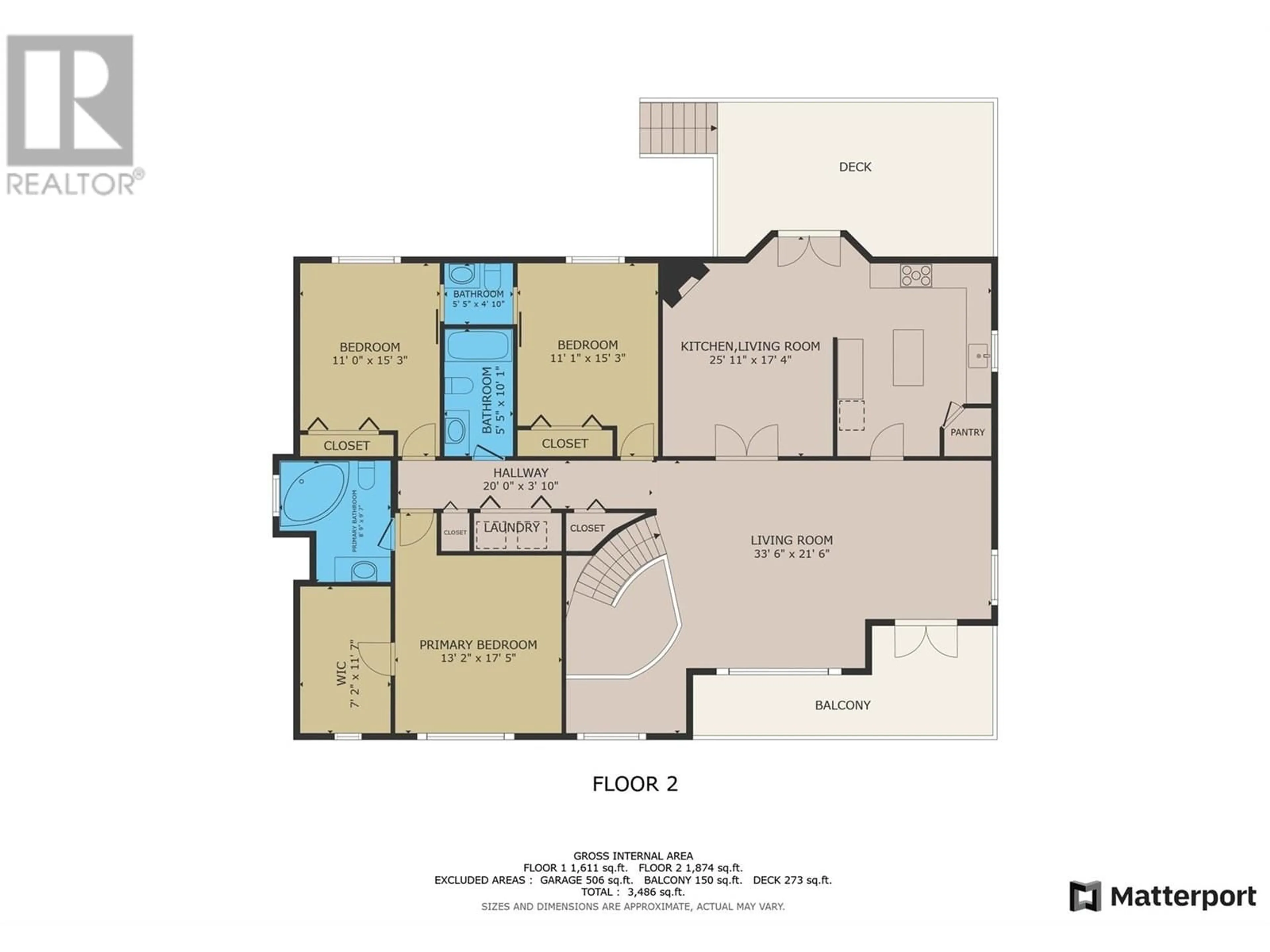 Floor plan for 733 MT YORK DRIVE, Coldstream British Columbia V1B3X2
