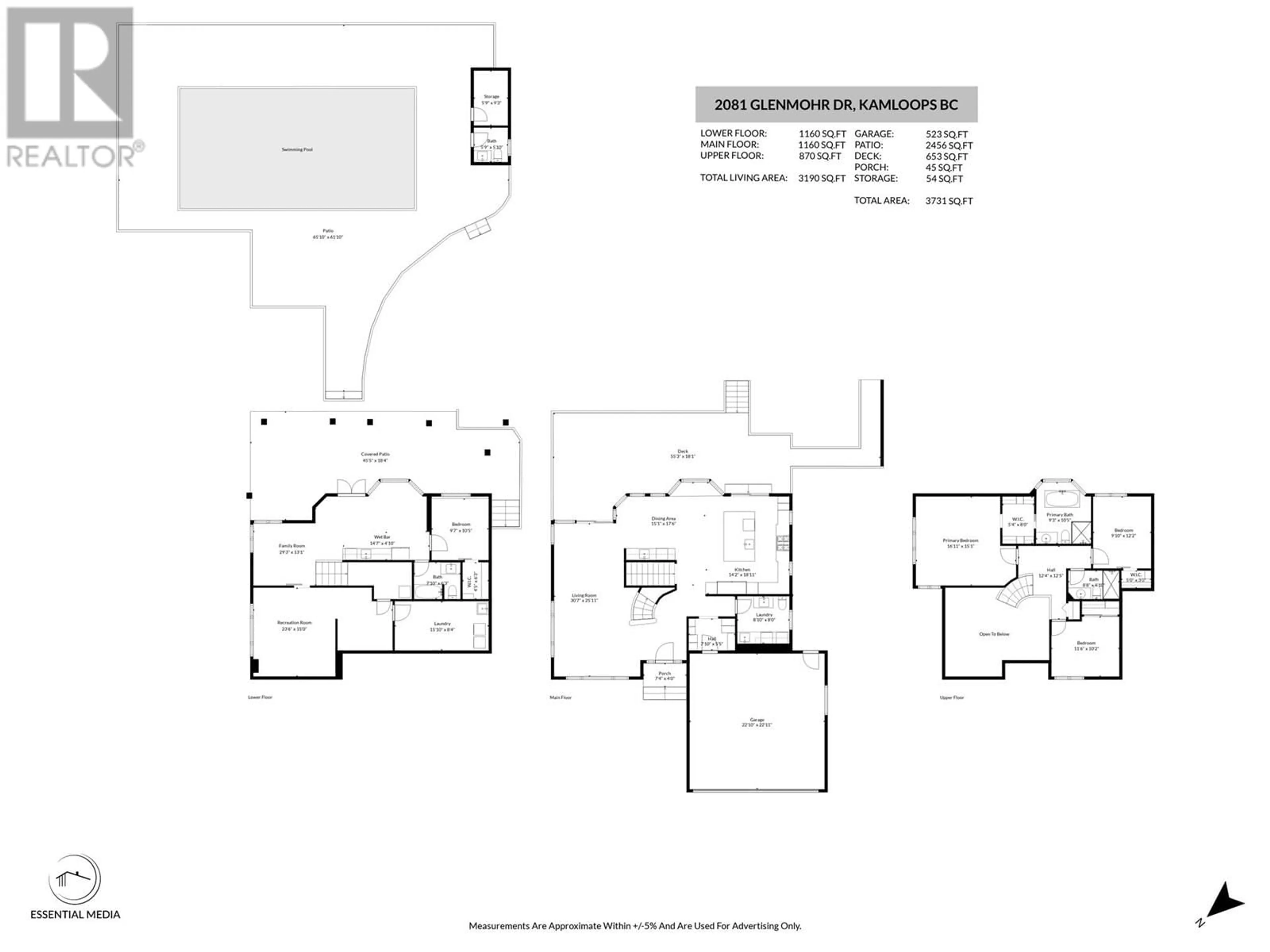 Floor plan for 2081 GLENMOHR DRIVE, Kamloops British Columbia V1S1N4