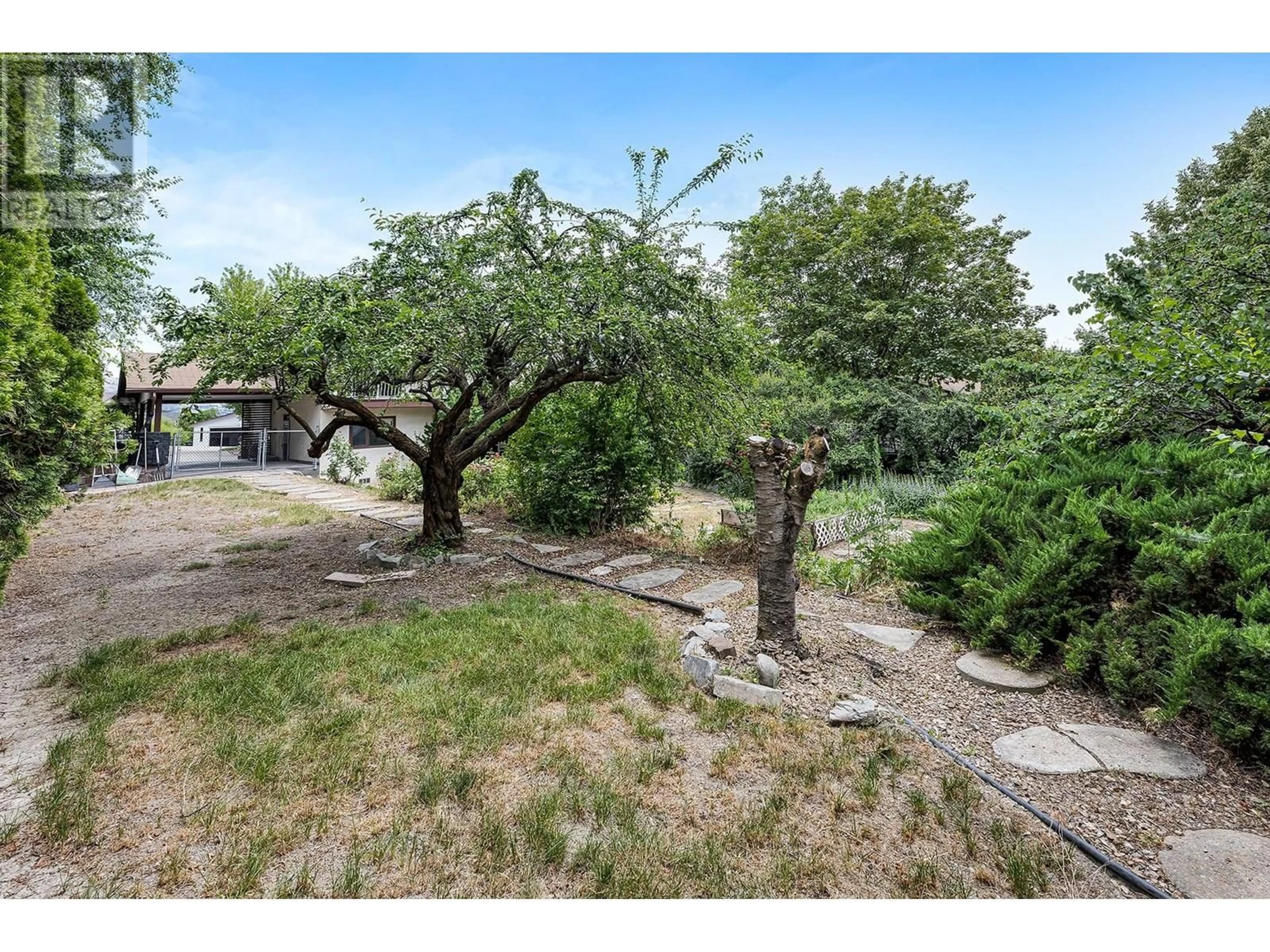 A pic from outside/outdoor area/front of a property/back of a property/a pic from drone, forest/trees view for 2916 ALLENBY WAY, Vernon British Columbia V1T8R1