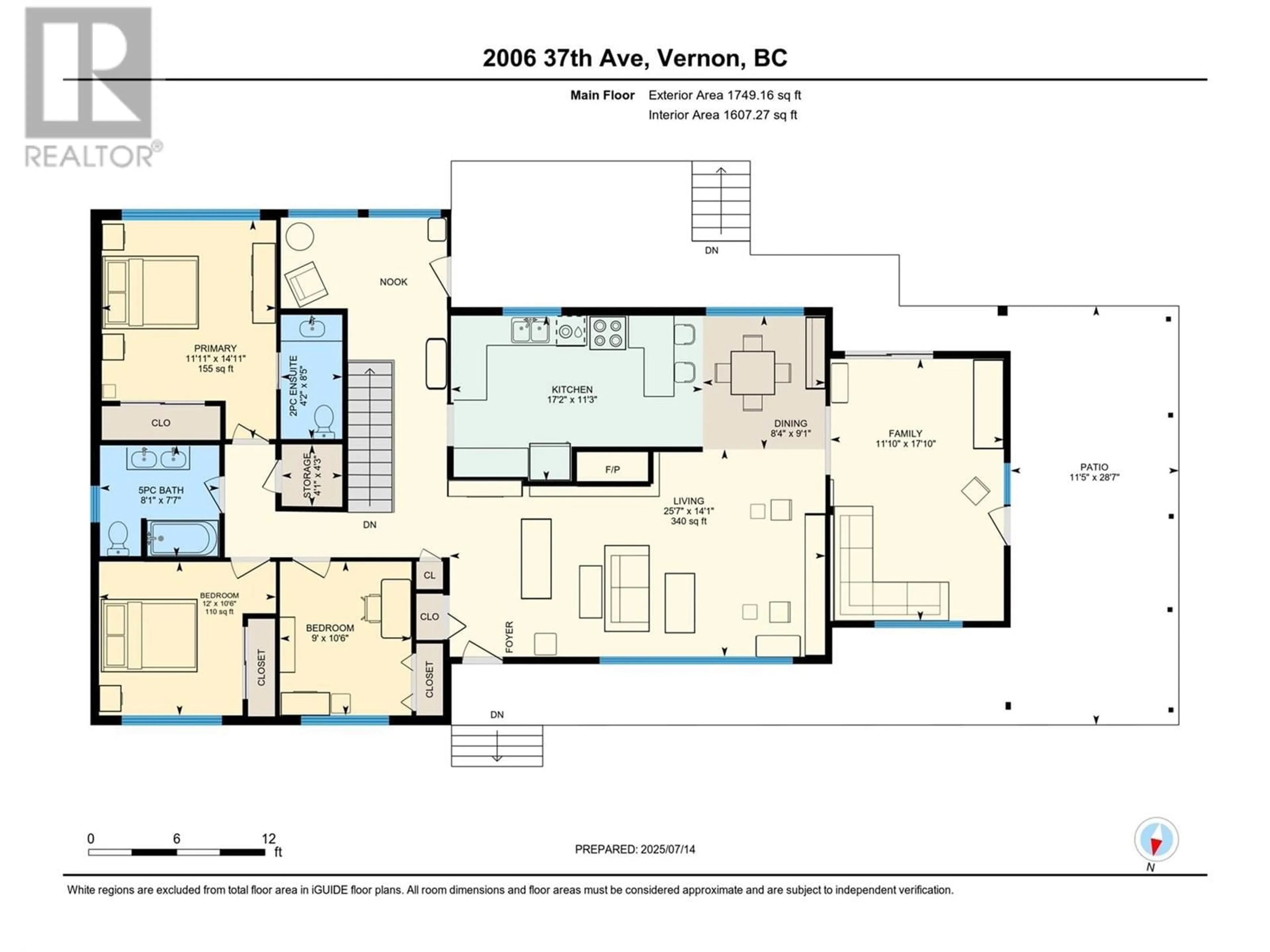 Floor plan for 2006 37 AVENUE, Vernon British Columbia V1T2X1