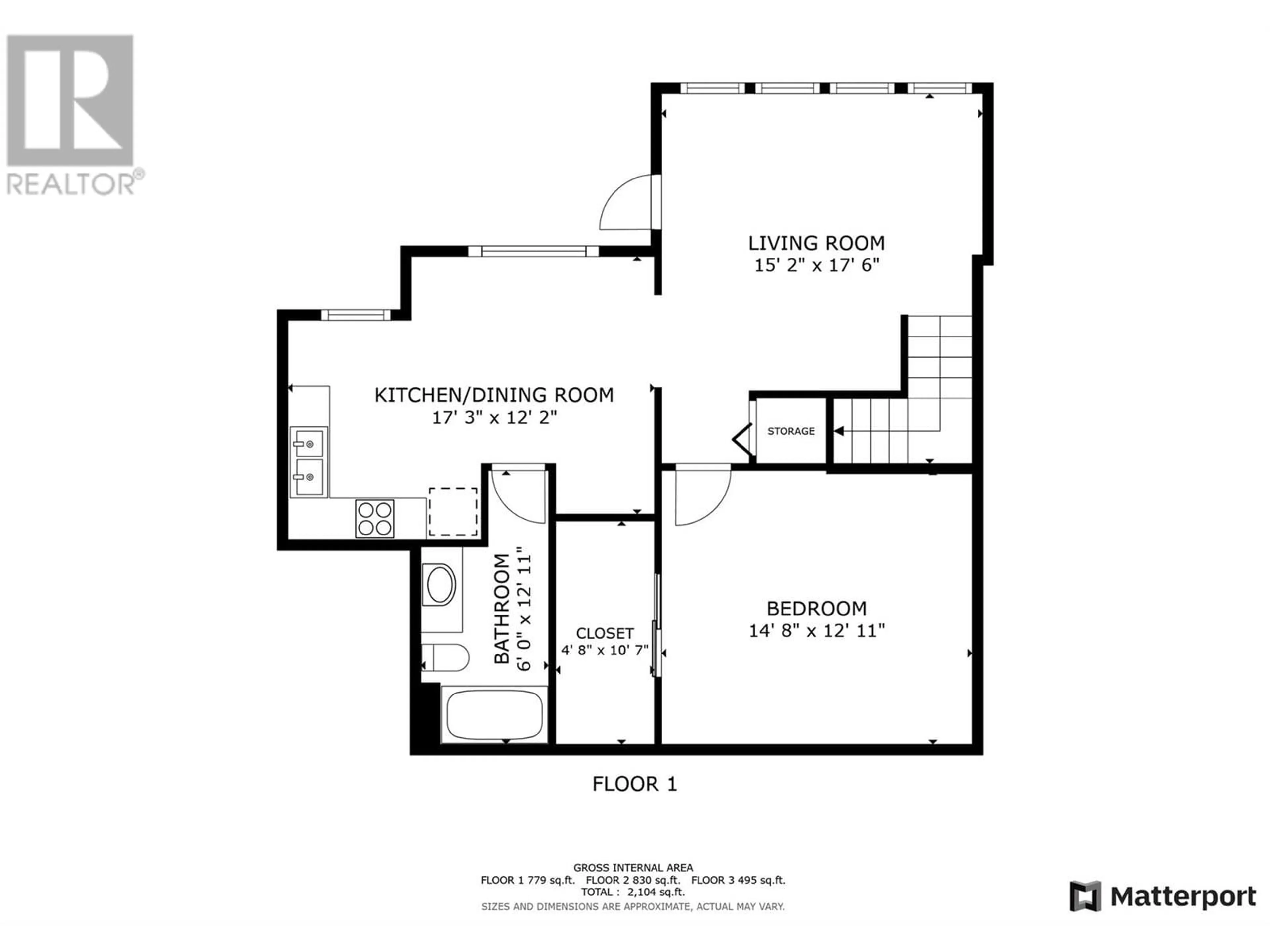 Floor plan for 10351 WESTSHORE ROAD, Vernon British Columbia V1H2B1