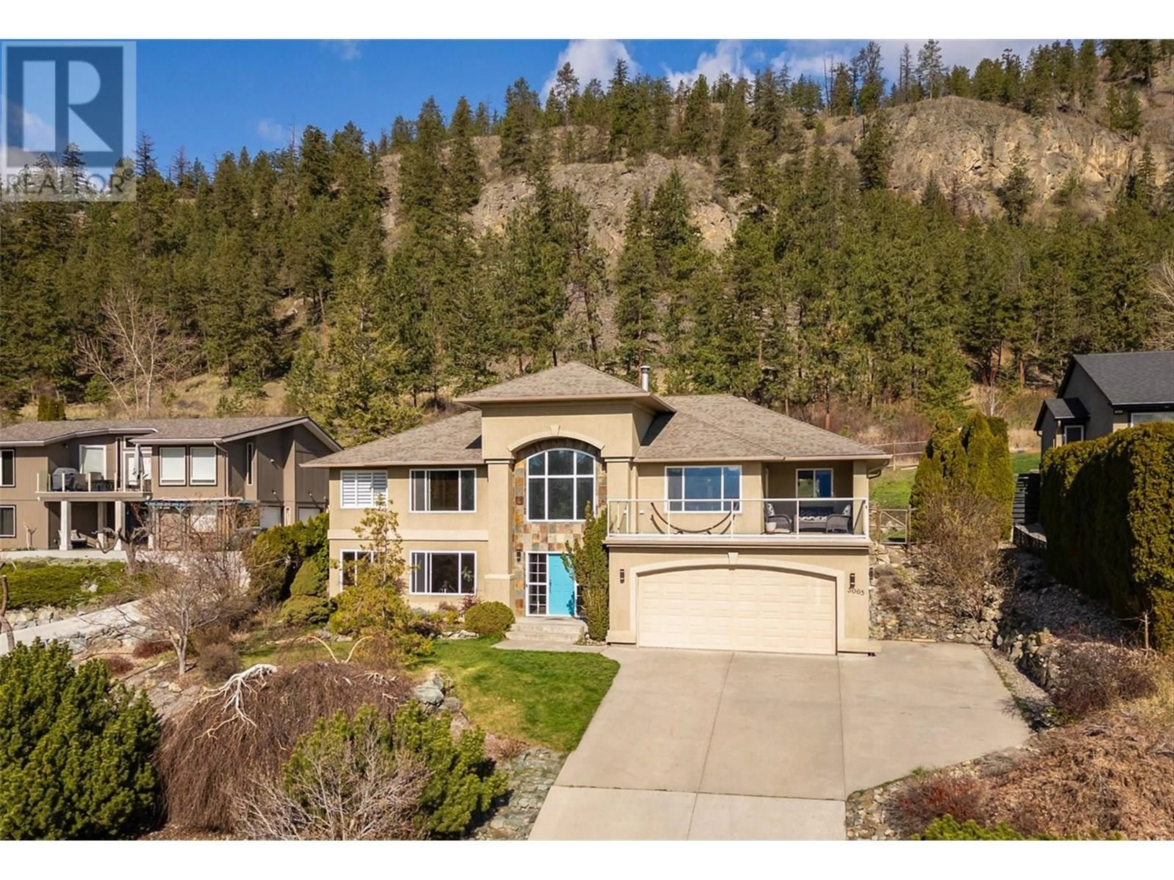 A pic from outside/outdoor area/front of a property/back of a property/a pic from drone, mountain view for 3065 LAKEVIEW COVE ROAD, West Kelowna British Columbia V1Z3P6