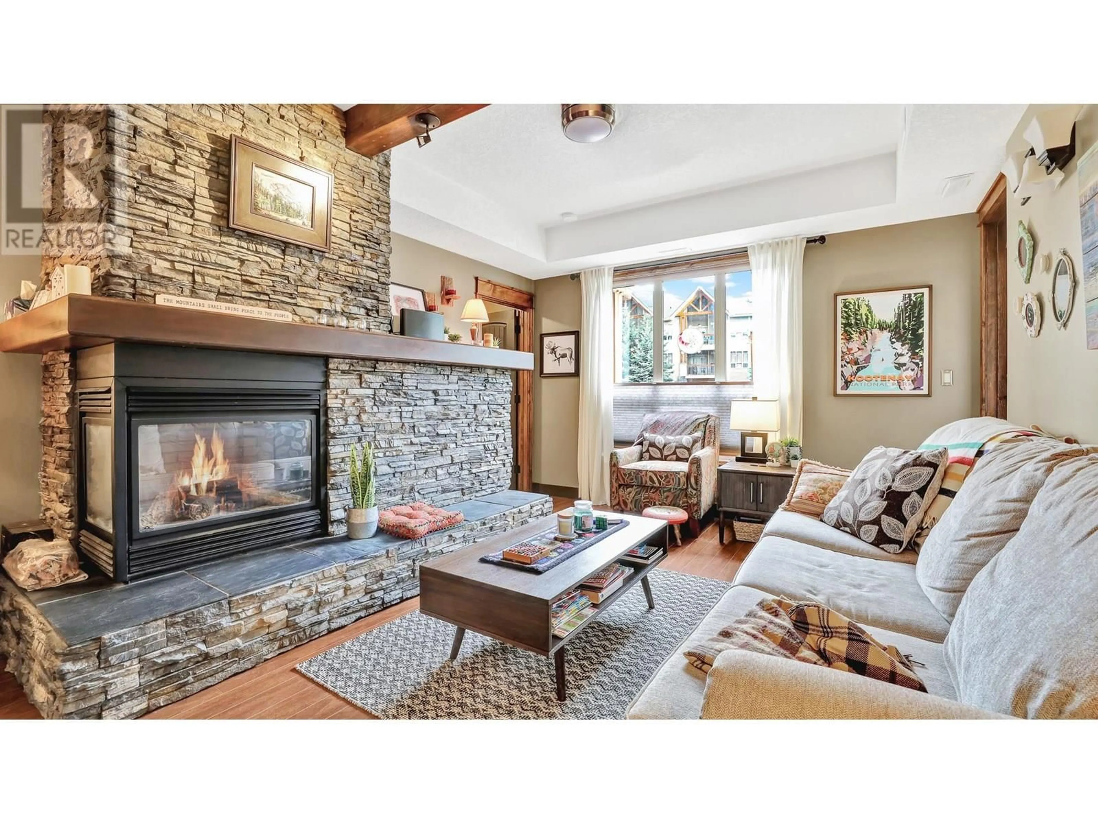 Living room with furniture, unknown for 2111 - 7495 COLUMBIA AVENUE, Radium Hot Springs British Columbia V0A1M0