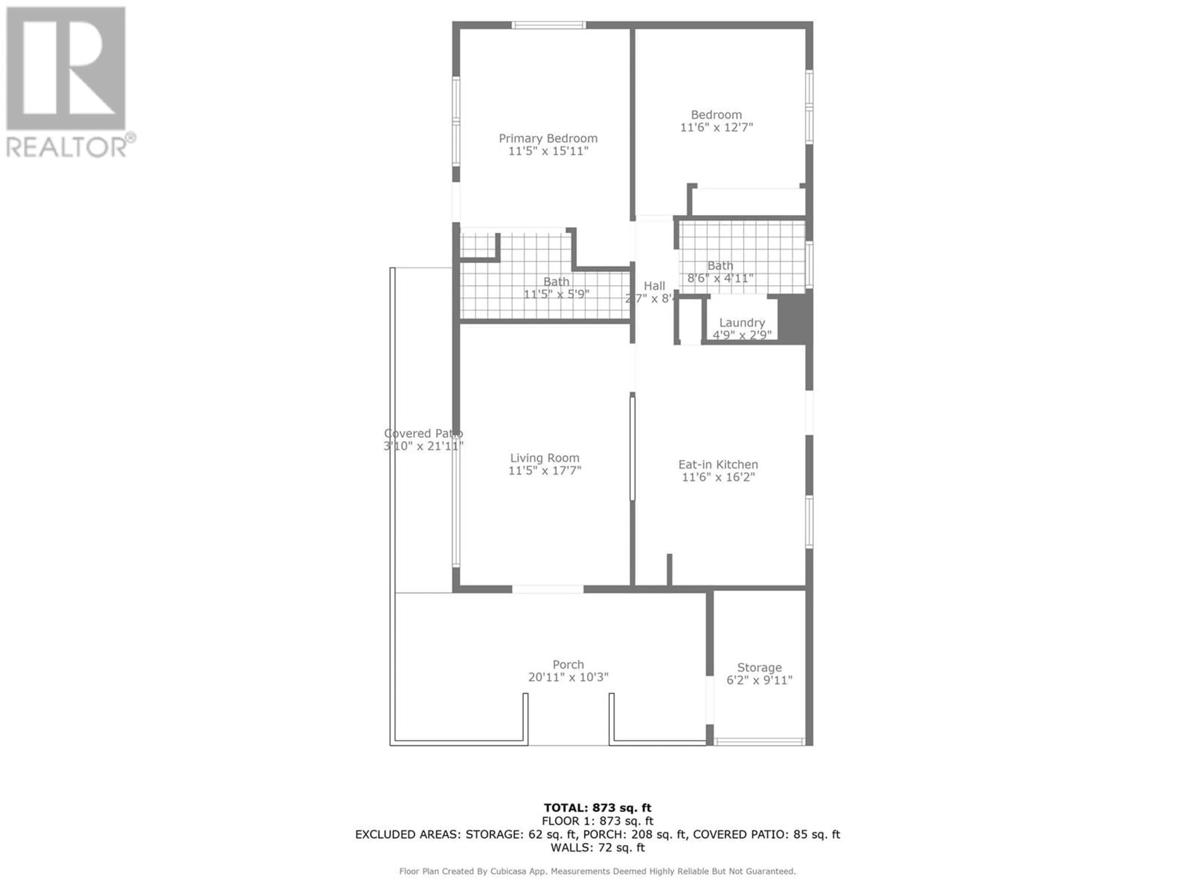 Floor plan for 85 - 3535 CASORSO ROAD, Kelowna British Columbia V1W3E1