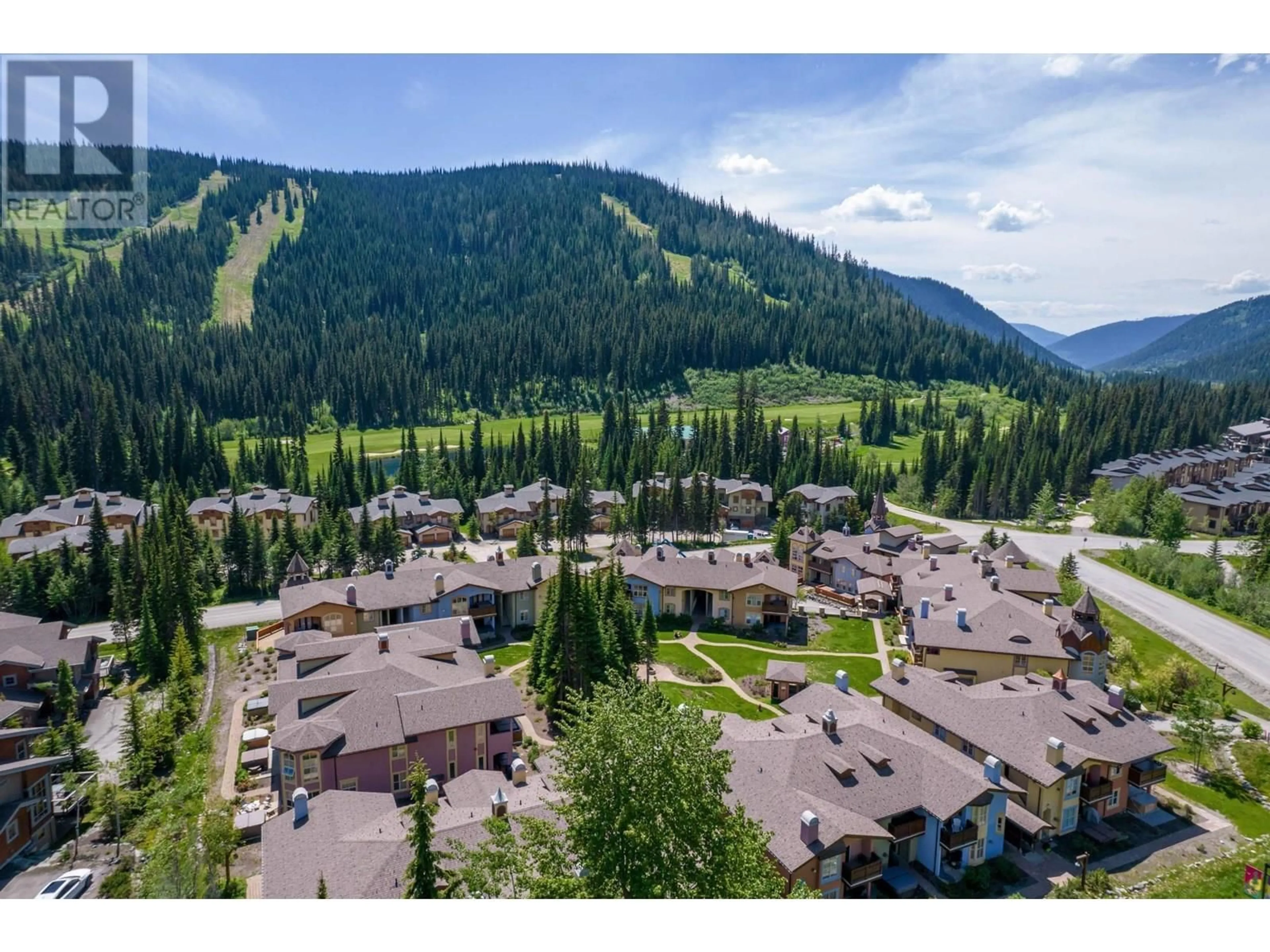 A pic from outside/outdoor area/front of a property/back of a property/a pic from drone, mountain view for 59 - 6005 VALLEY DRIVE, Kamloops British Columbia V0E5N0