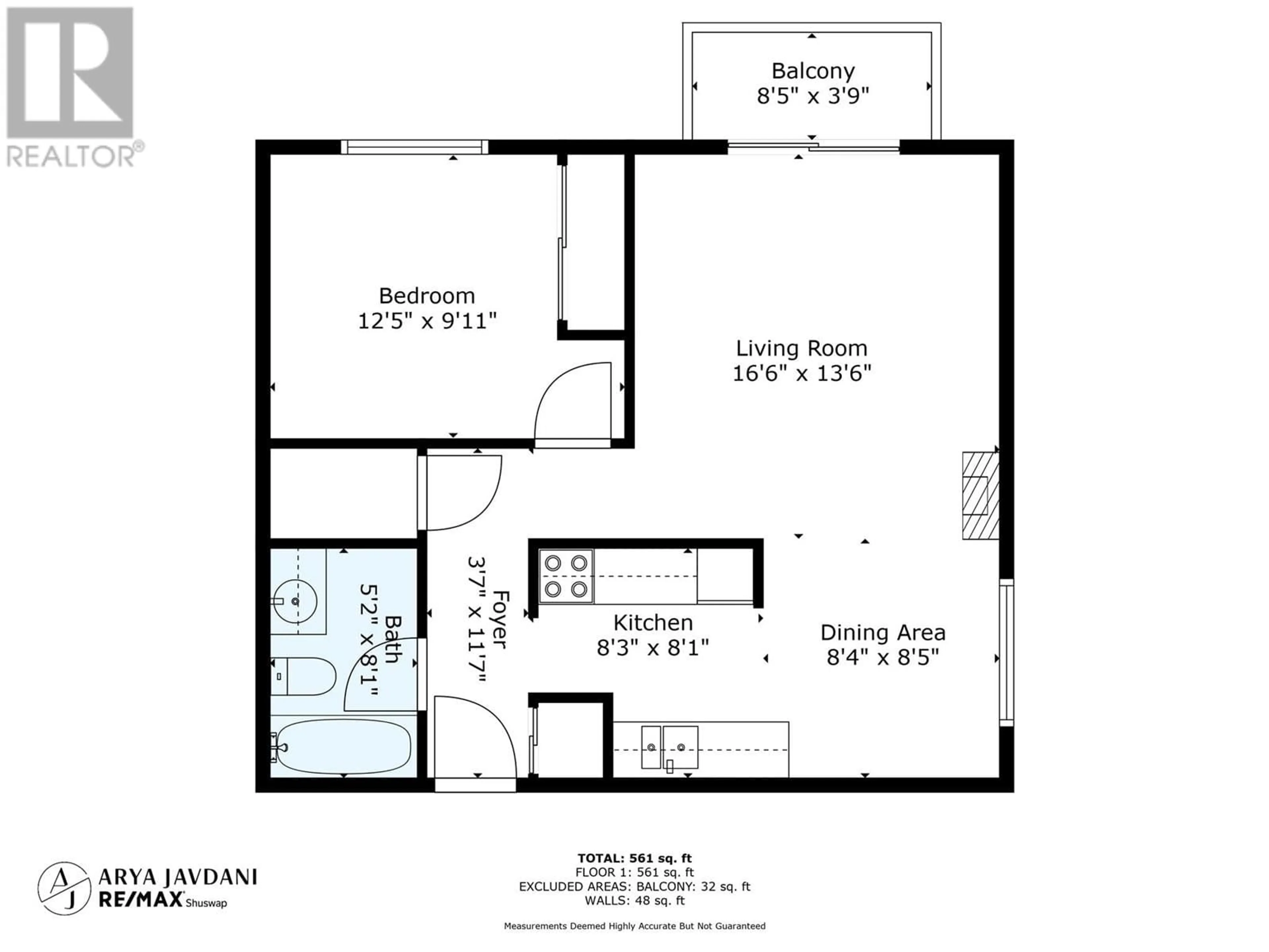 Floor plan for 204 - 409 MAIN STREET, Sicamous British Columbia V0E2V0