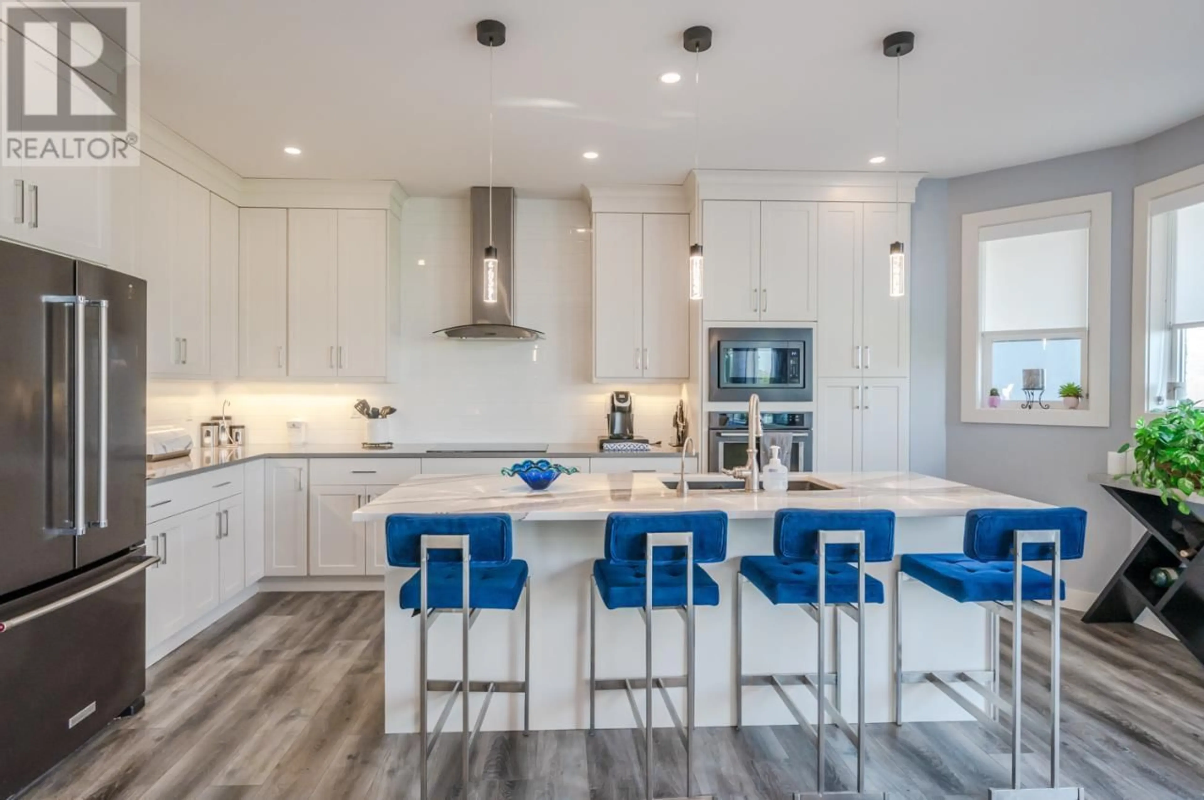 Contemporary kitchen, ceramic/tile floor for 4003 FINNERTY ROAD, Penticton British Columbia V2A8W2