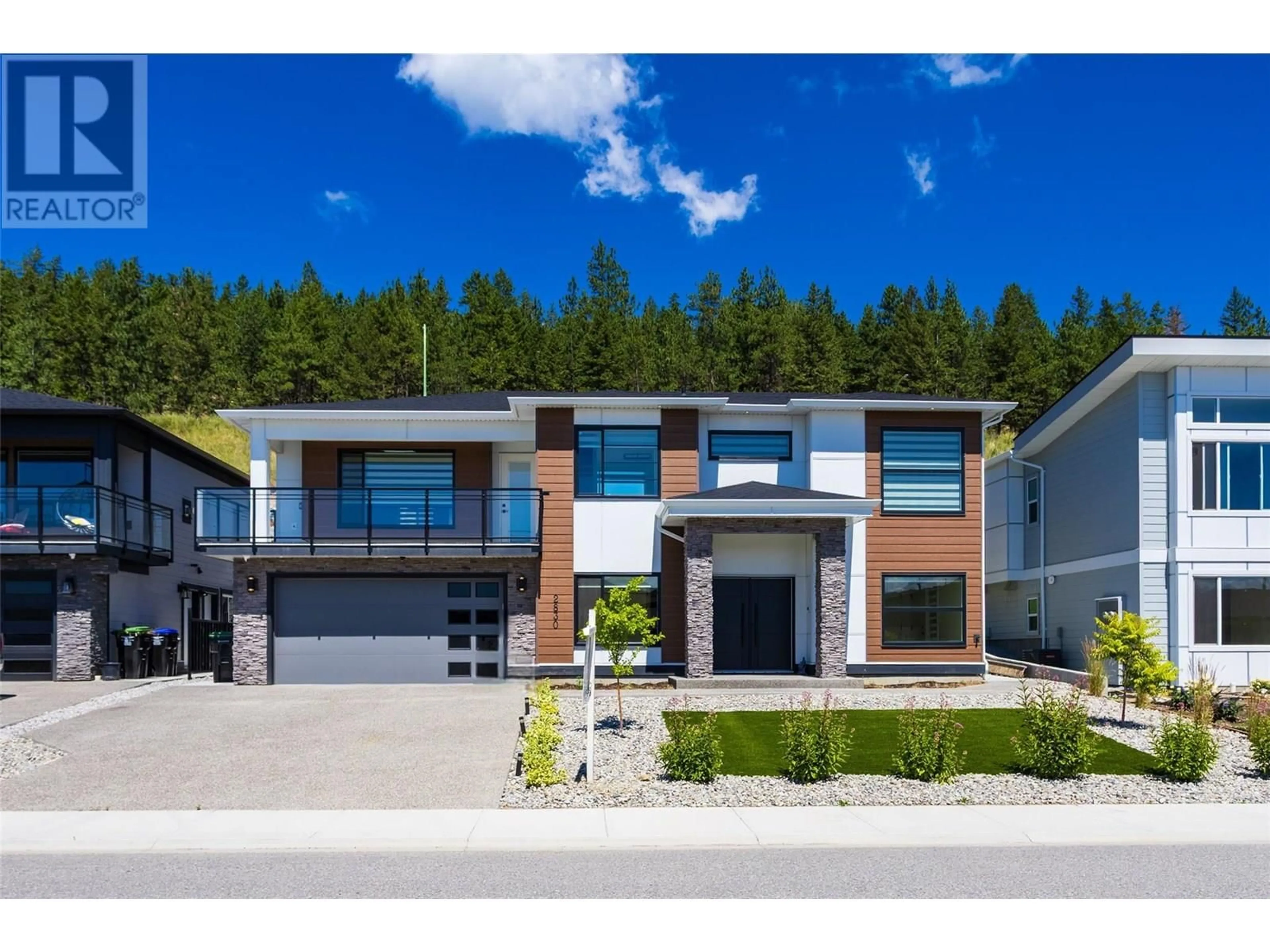 Home with brick exterior material, street for 2830 COPPER RIDGE DRIVE, West Kelowna British Columbia V4T2S6