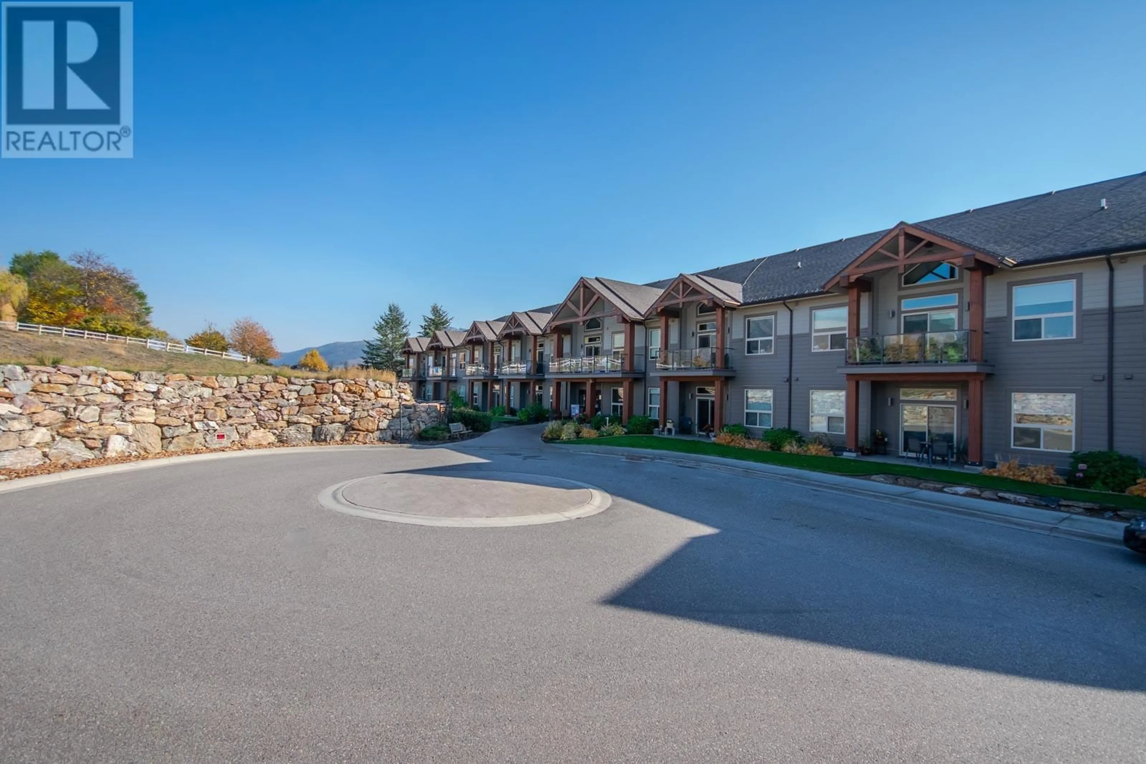 Patio, mountain view for 113 - 9100 MACKIE DRIVE, Coldstream British Columbia V1B1G9