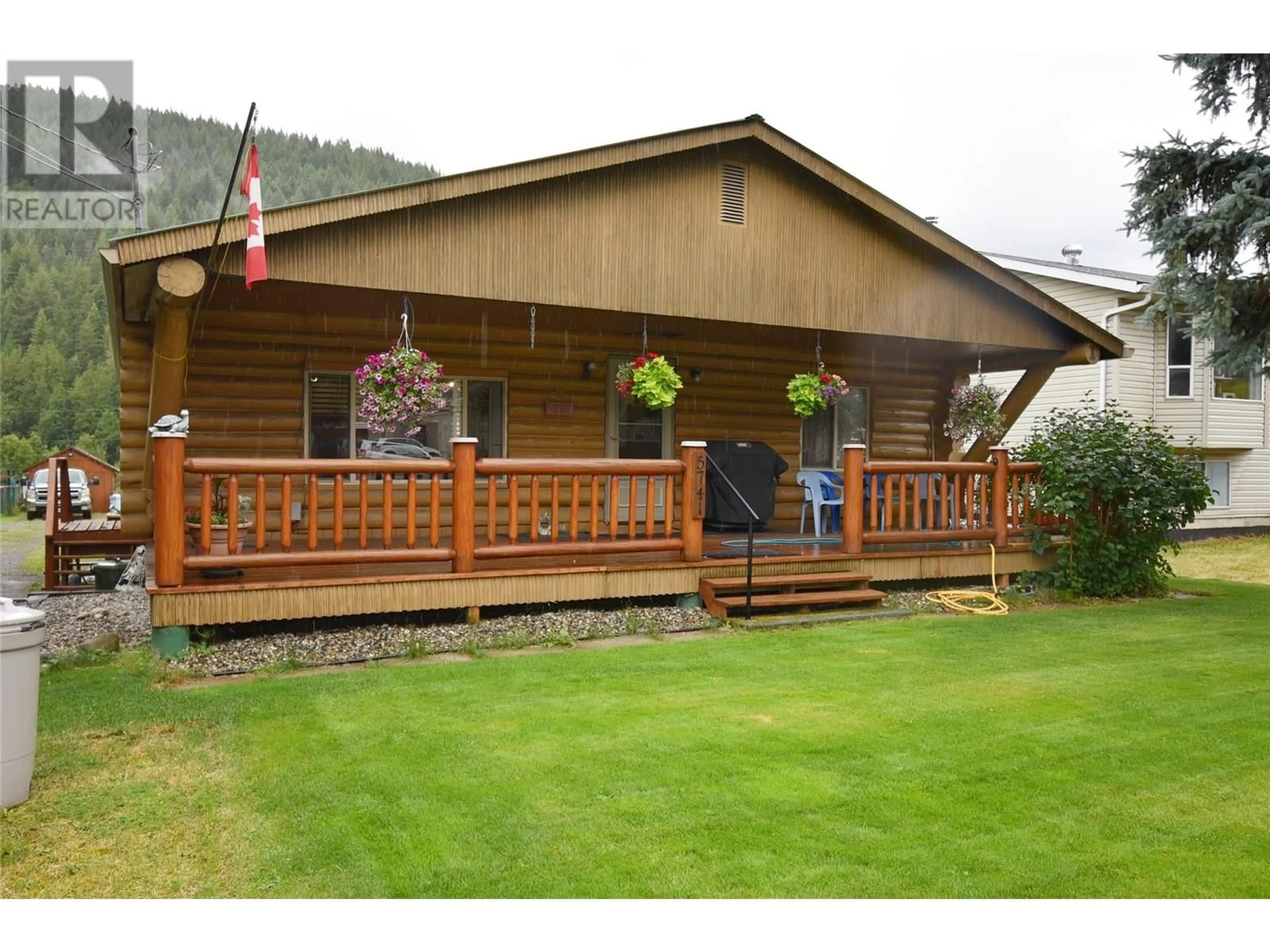 Patio, mountain view for 5741 SCOTT ROAD, Falkland British Columbia V0E1W0