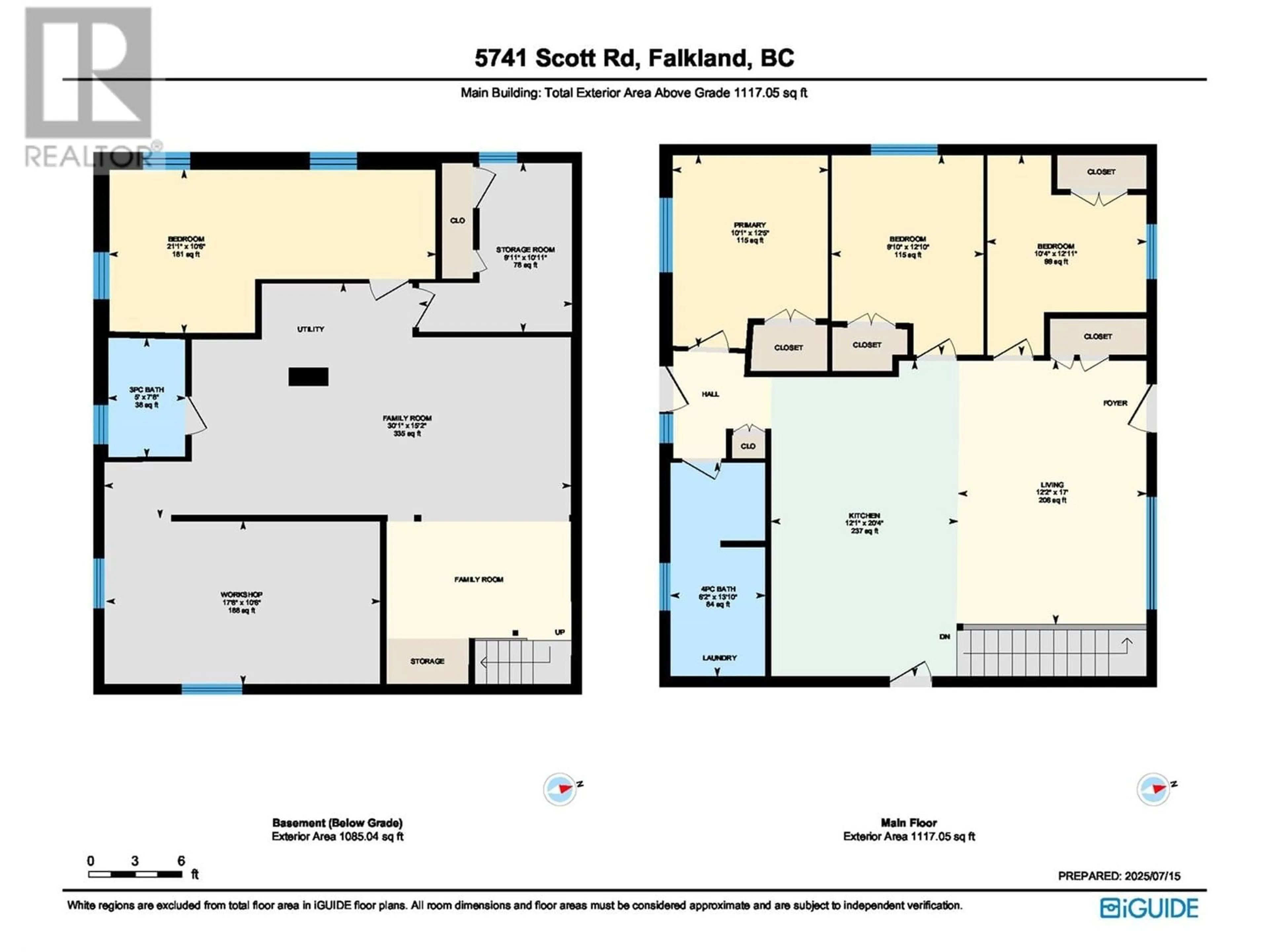 Floor plan for 5741 SCOTT ROAD, Falkland British Columbia V0E1W0
