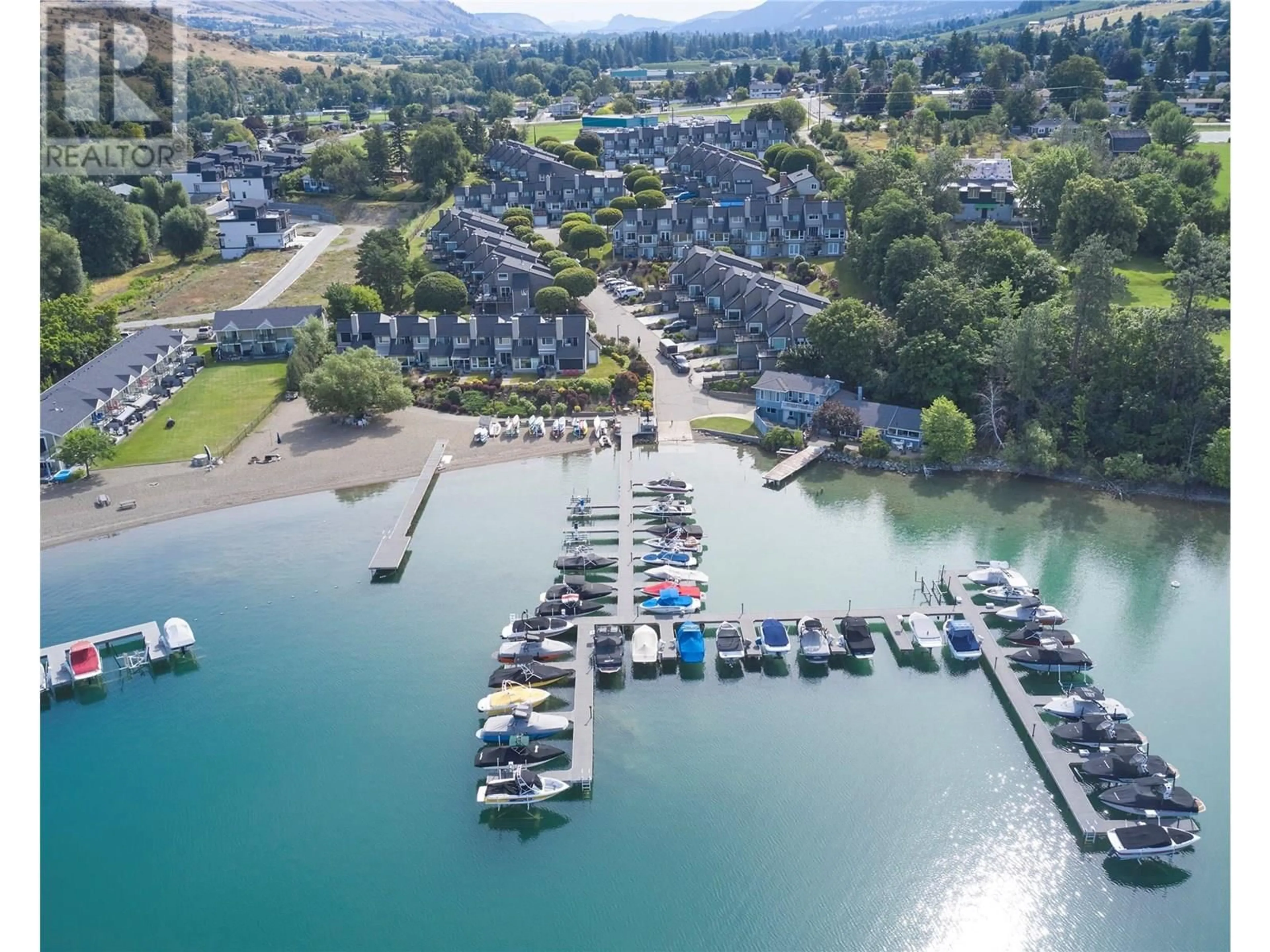 A pic from outside/outdoor area/front of a property/back of a property/a pic from drone, water/lake/river/ocean view for 41 - 7880 KIDSTON ROAD, Coldstream British Columbia V1B1S2
