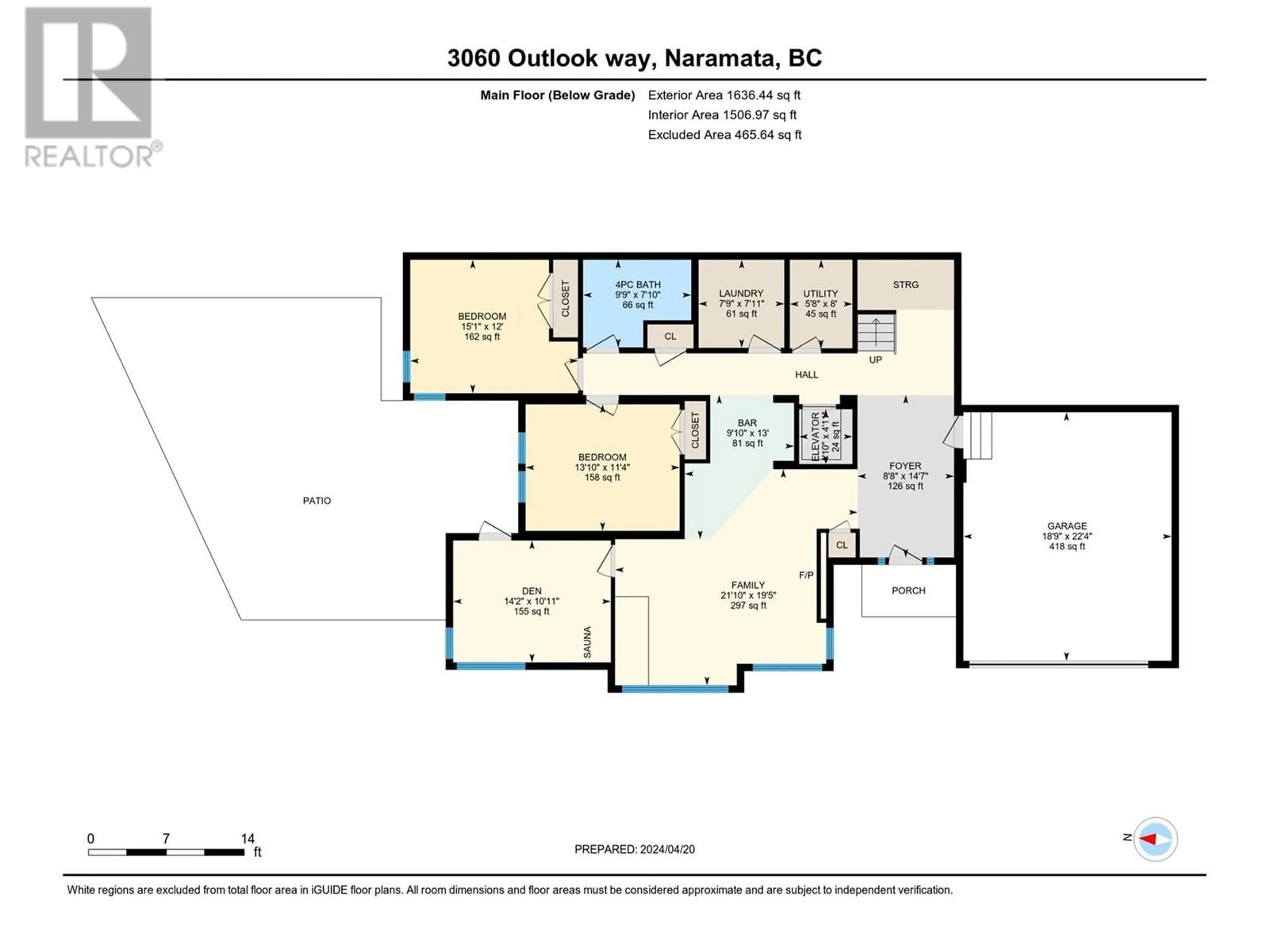 Floor plan for 3060 OUTLOOK WAY, Naramata British Columbia V0H1N1