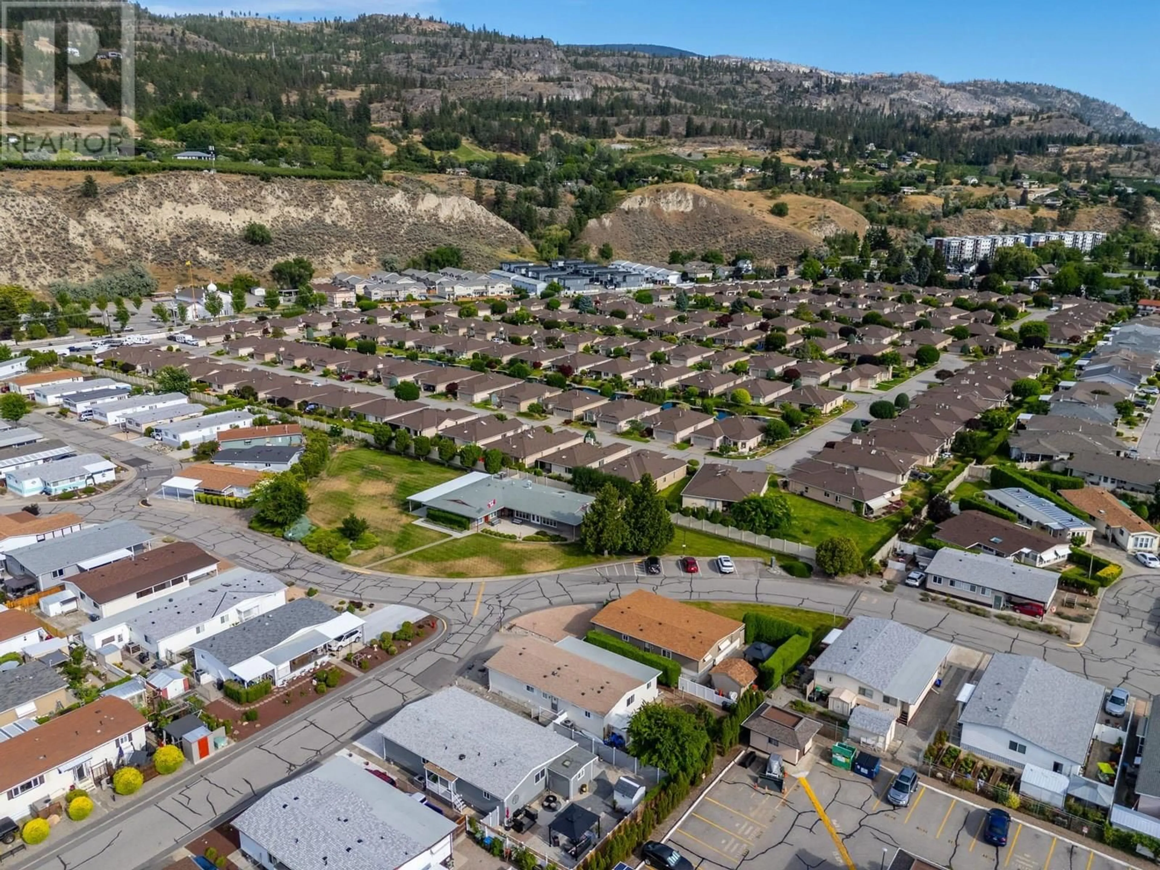 A pic from outside/outdoor area/front of a property/back of a property/a pic from drone, street for 329 - 3105 SOUTH MAIN STREET, Penticton British Columbia V2A7H1