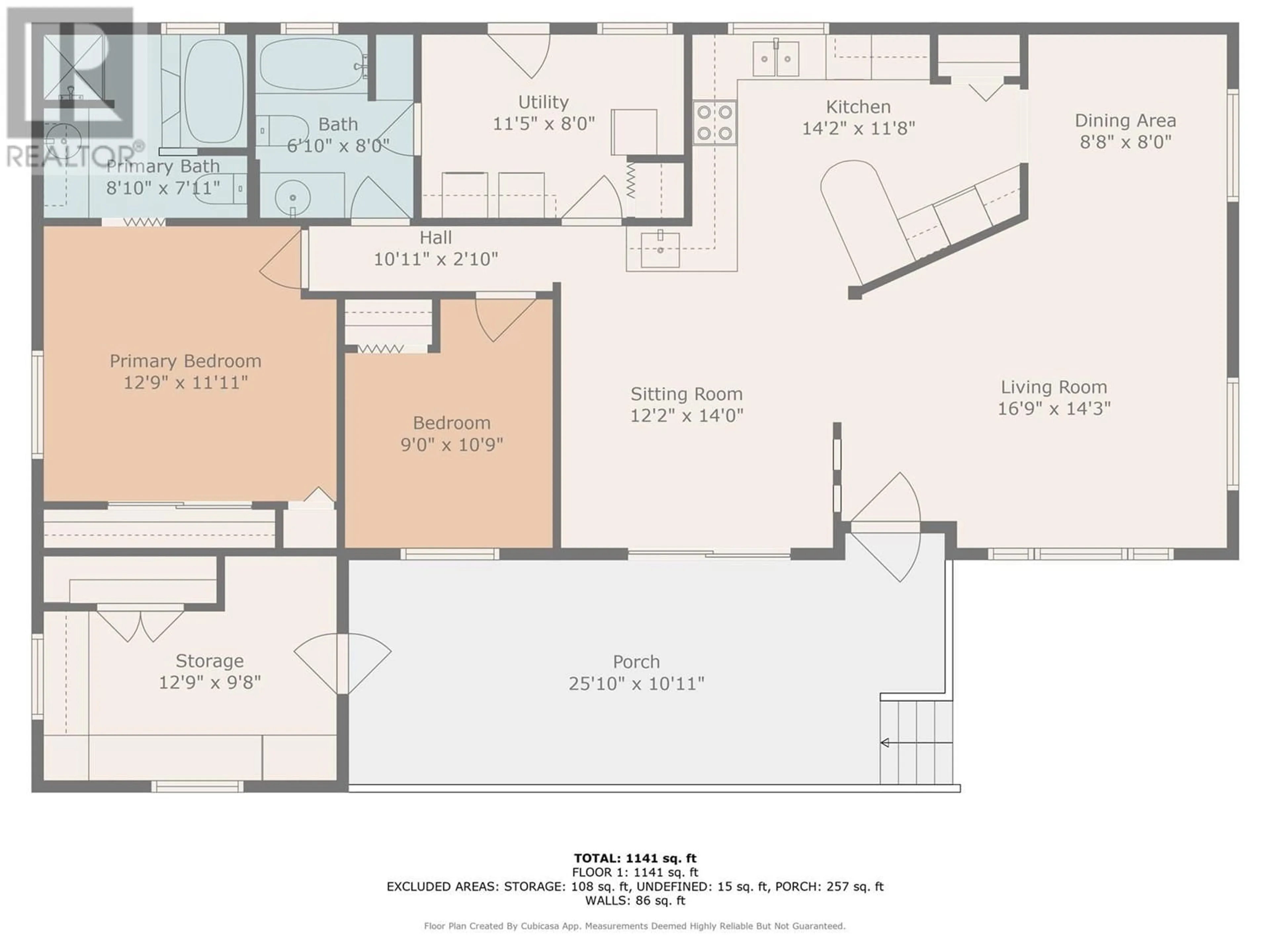 Floor plan for 329 - 3105 SOUTH MAIN STREET, Penticton British Columbia V2A7H1