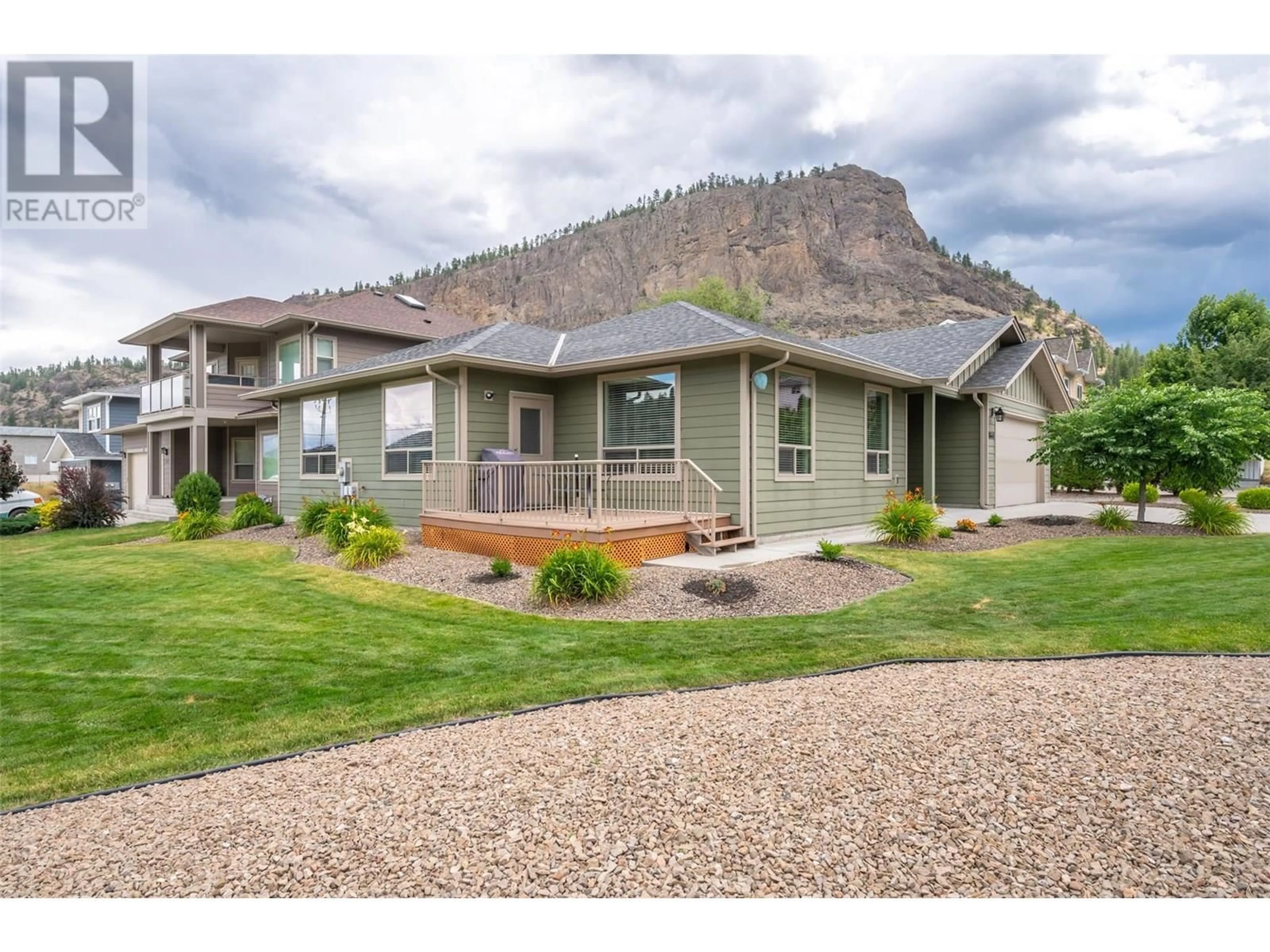 Home with vinyl exterior material, mountain view for 8641 PIERRE DRIVE, Summerland British Columbia V0H1Z2