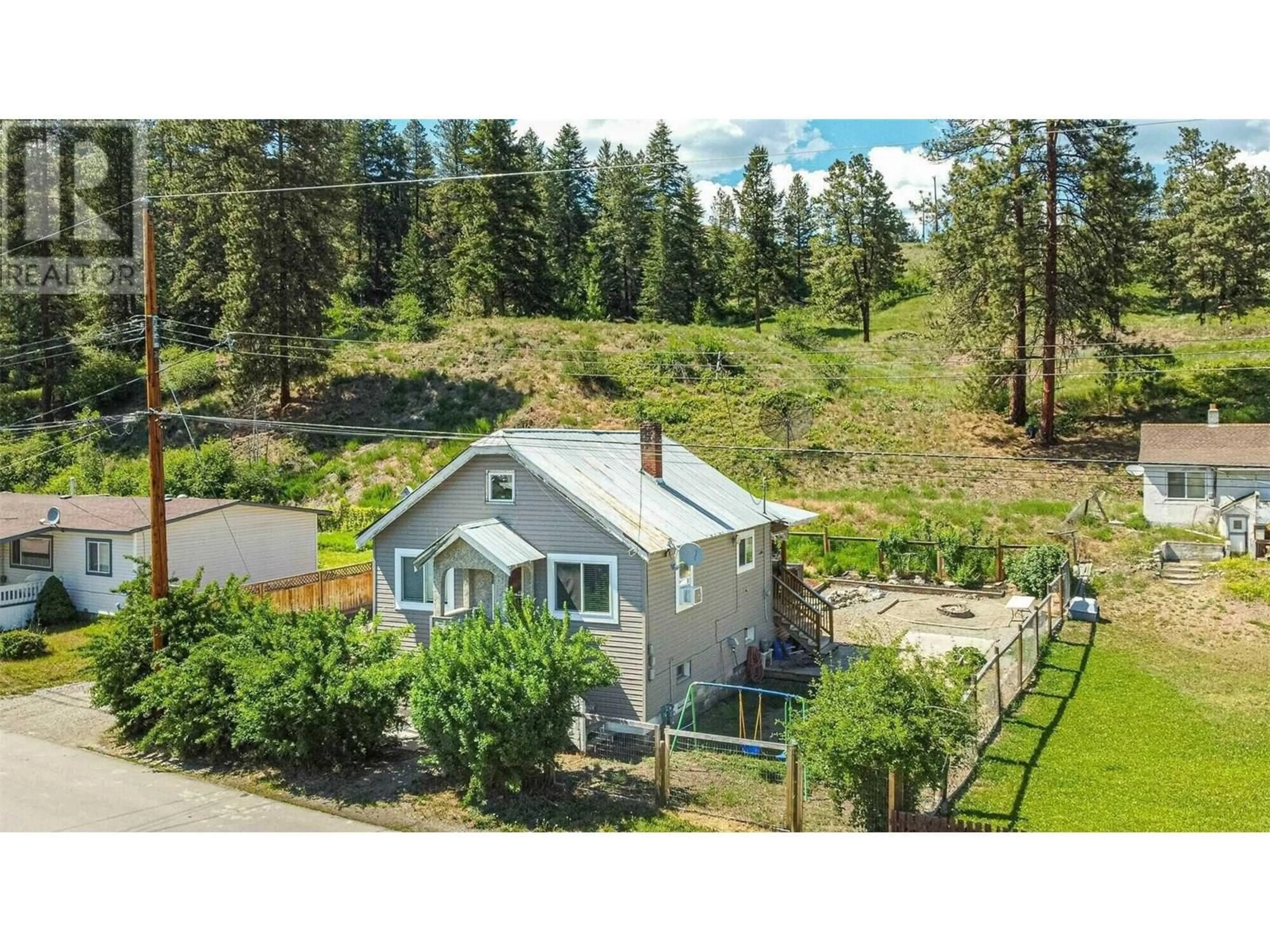 A pic from outside/outdoor area/front of a property/back of a property/a pic from drone, unknown for 569 AUBURN ROAD, Princeton British Columbia V0X1W0