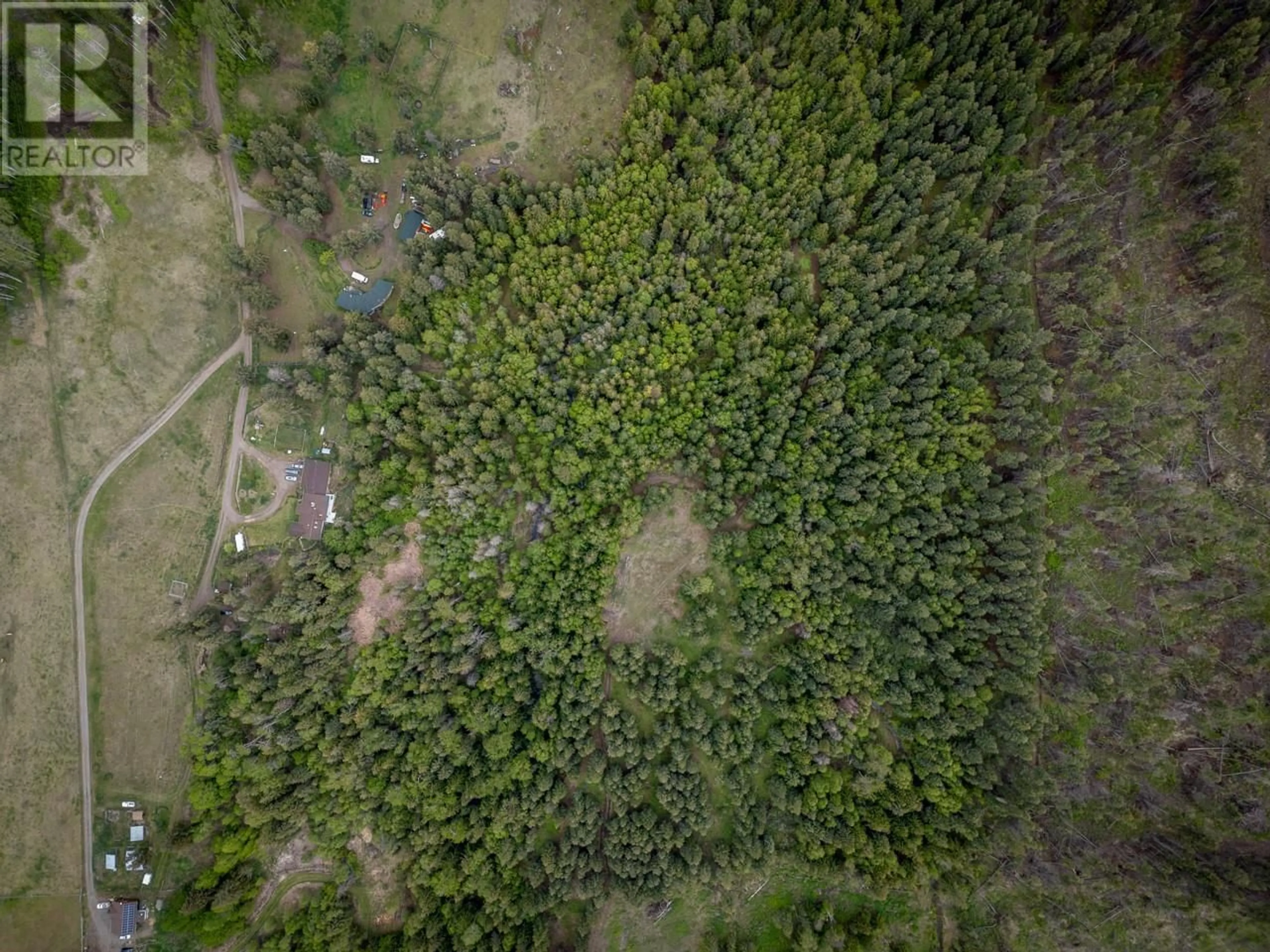 A pic from outside/outdoor area/front of a property/back of a property/a pic from drone, forest/trees view for 1460 HEFFLEY LOUIS CREEK ROAD, Kamloops British Columbia V0E1Z1